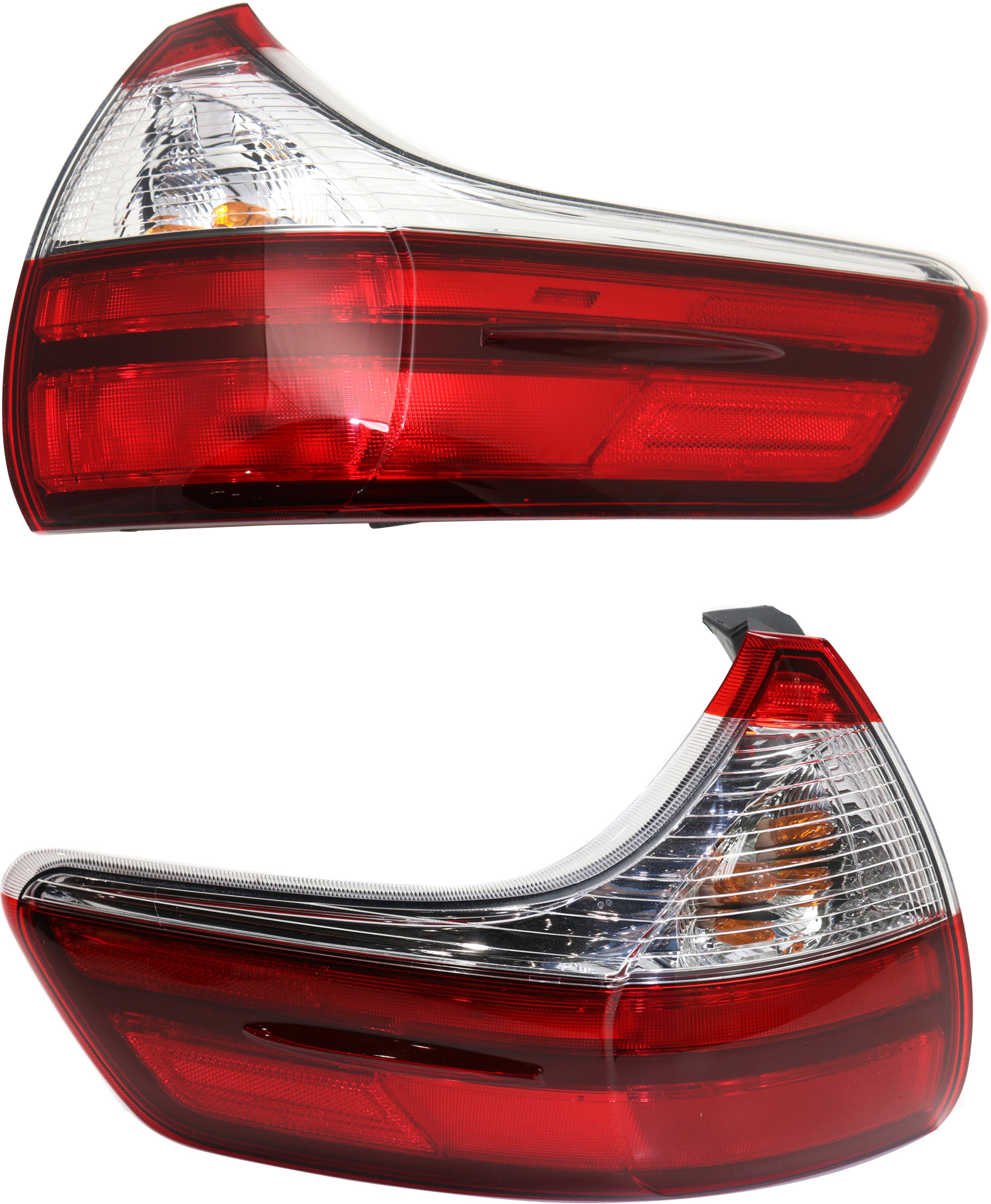 AM SIENNA 19-19 TAIL LAMP RH AND LH Outer Assembly SKU SET REPT730369 Partslink TO2805123 TO2804123 OEM 8155008050-8156008050