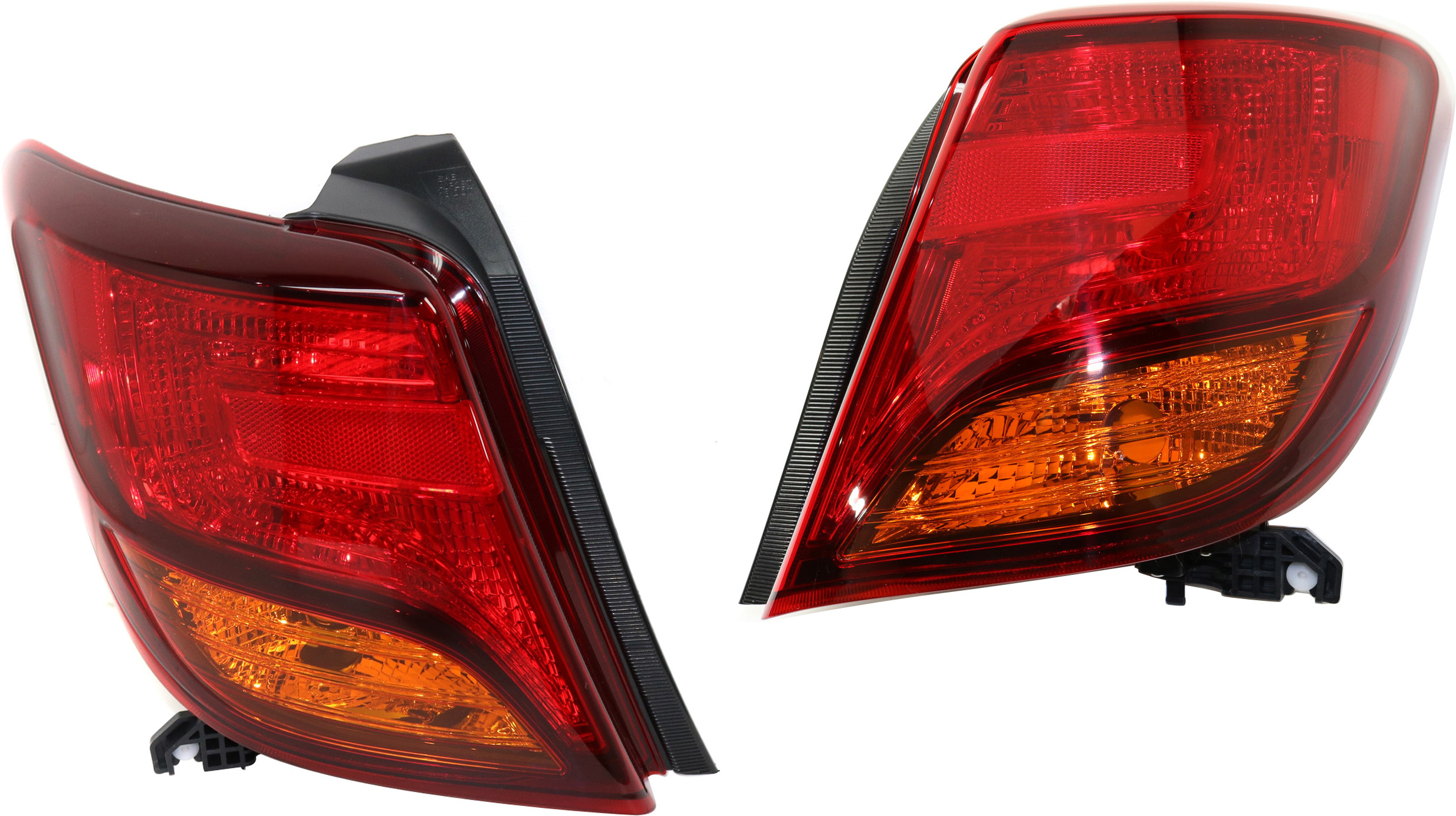 AM YARIS 15-16 TAIL LAMP RH AND LH Lens and Housing Hatchback CAPA SKU SET REPT730373Q Partslink TO2819154C TO2818154C OEM 815510D620-815610D620
