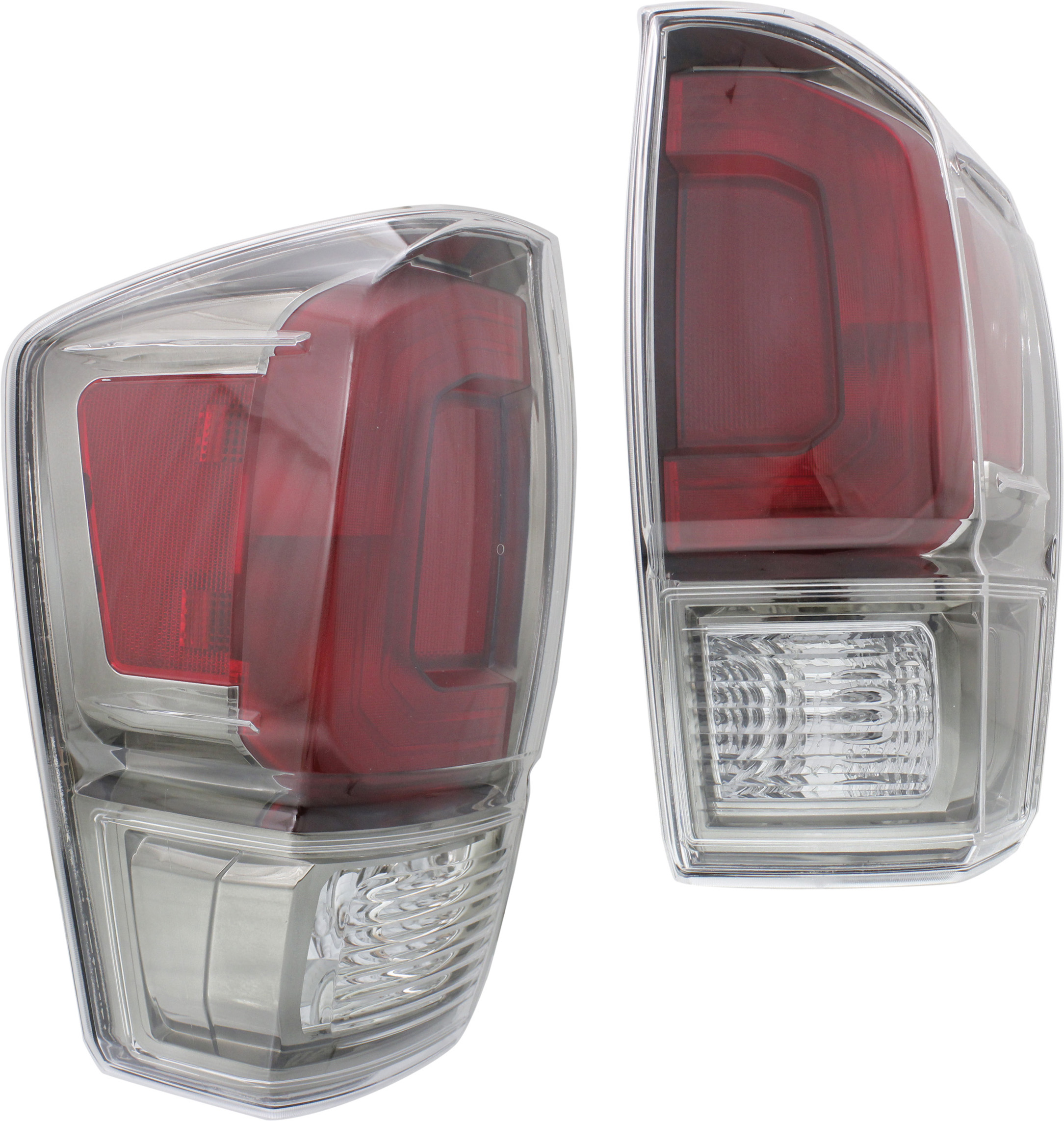 AM TACOMA 16-19 TAIL LAMP RH AND LH Assembly Halogen Smoked Lens Limited Model CAPA SKU SET REPT730385Q Partslink TO2800199C TO2801199C OEM 8155004190-8156004190