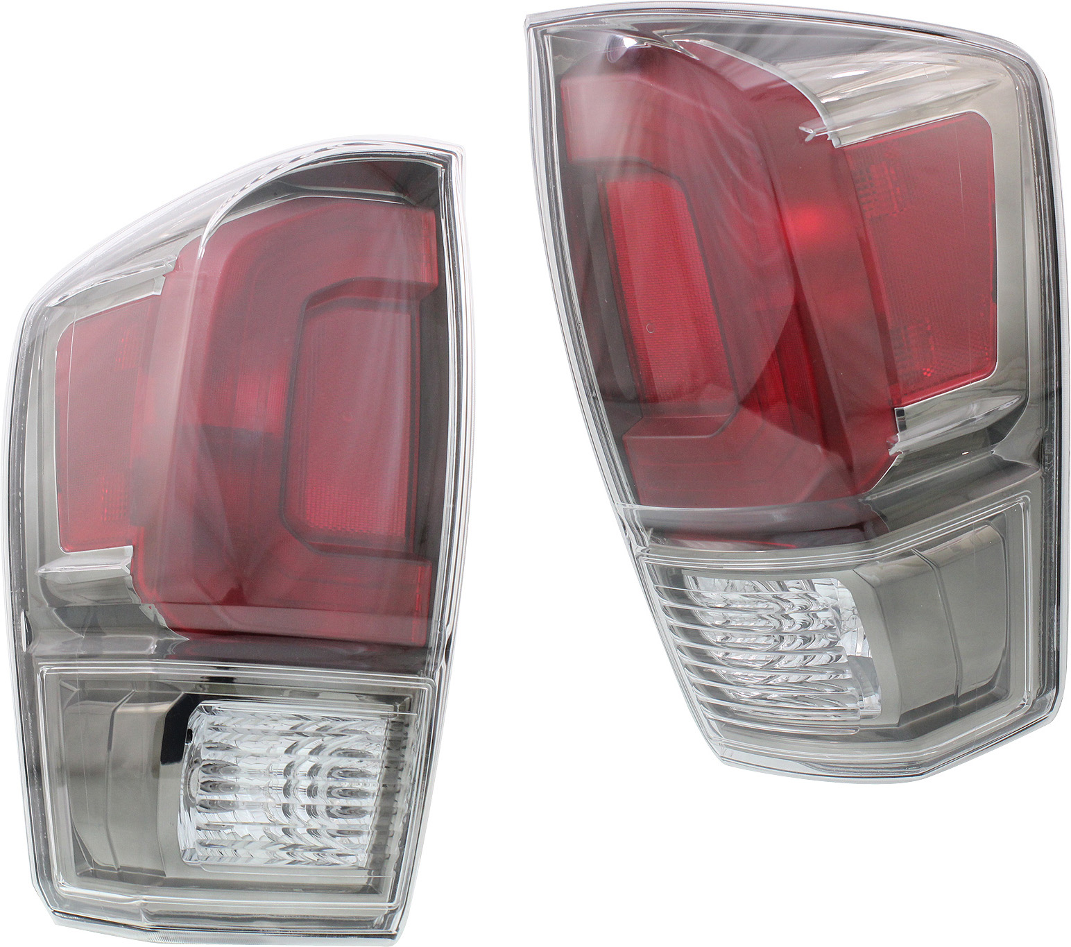 AM TACOMA 16-19 TAIL LAMP RH AND LH Assembly Halogen Smoked Lens Limited Model SKU SET REPT730385 Partslink TO2801199 TO2800199 OEM 8155004190-8156004190