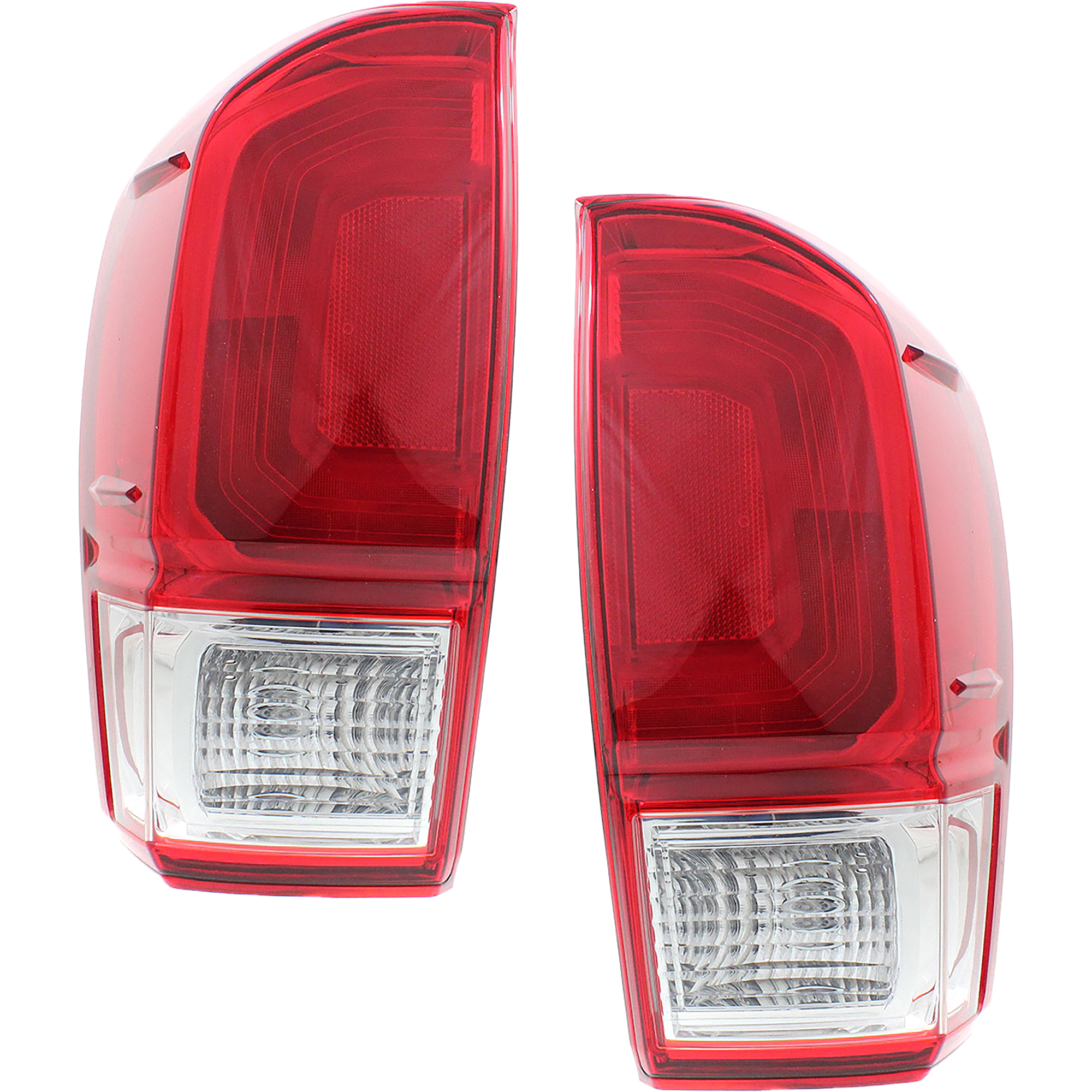 AM TACOMA 16-17 TAIL LAMP RH AND LH Assembly Halogen Red Lens SR SR5 Models SKU SET REPT730387 Partslink TO2801197 TO2800197 OEM 8155004170-8156004170