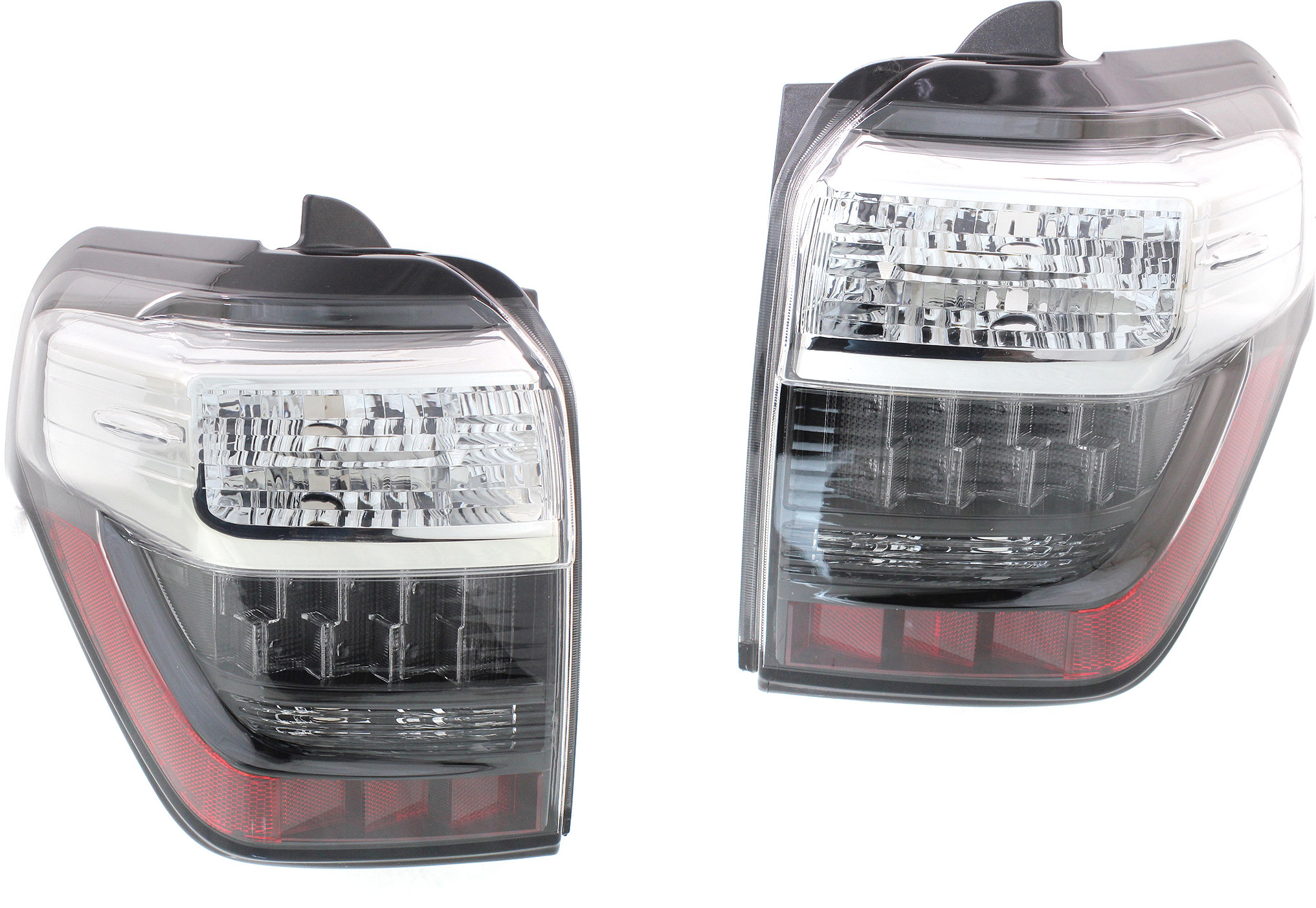 AM 4RUNNER 14-24 TAIL LAMP RH AND LH Lens and Housing CAPA SKU SET REPT730389Q Partslink TO2819156C TO2819152C TO2818156C TO2818152C OEM 8155135402-8155135401-81561353