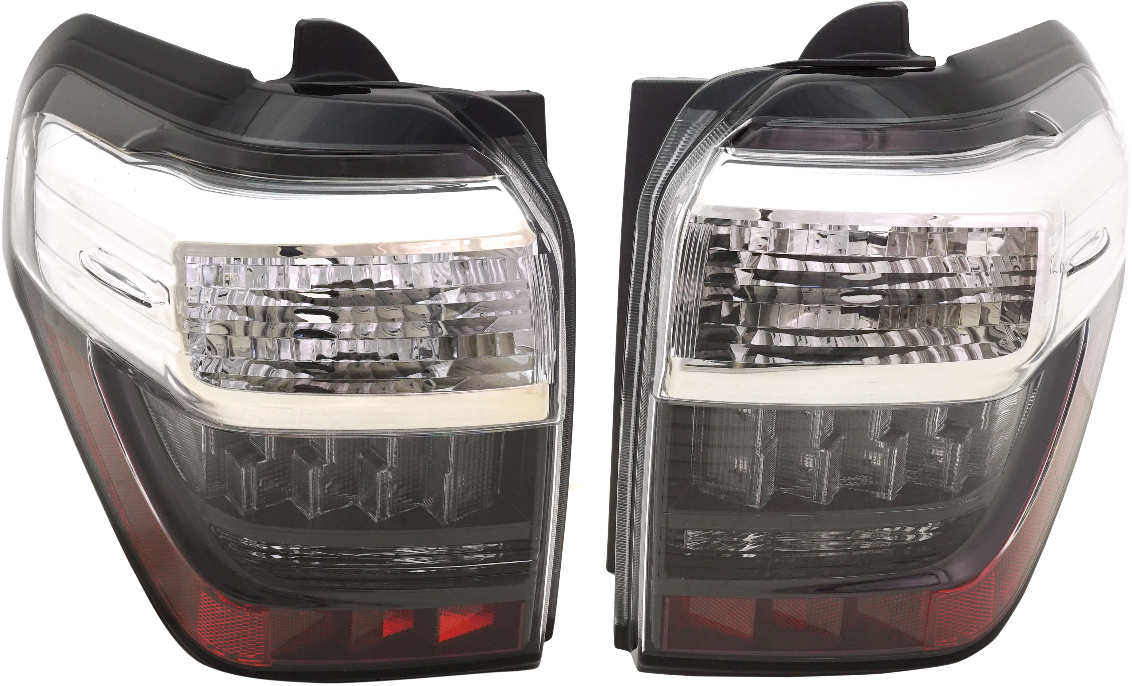 AM 4RUNNER 14-24 TAIL LAMP RH AND LH Lens and Housing SKU SET REPT730389 Partslink TO2819156 TO2819152 TO2818156 TO2818152 OEM 8155135402-8155135401-81561353