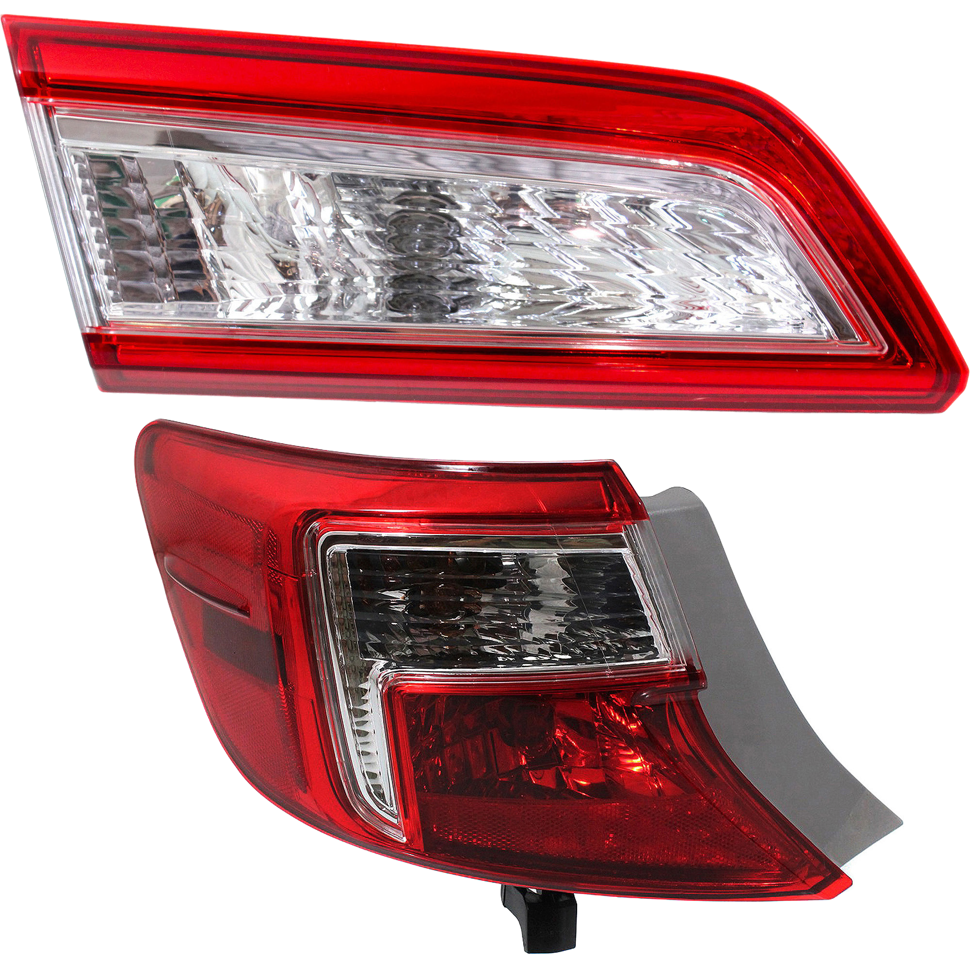 AM CAMRY 12-14 TAIL LAMP LH Inner and Outer SKU SET REPT731304 Partslink TO2802111 TO2804114 OEM 8156006470-8159006380