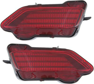 AM RAV4-13-15 REAR BUMPER REFLECTOR RH AND LH SKU SET REPT734903 Partslink TO1185107 TO1184107 OEM 814800R020-814900R010