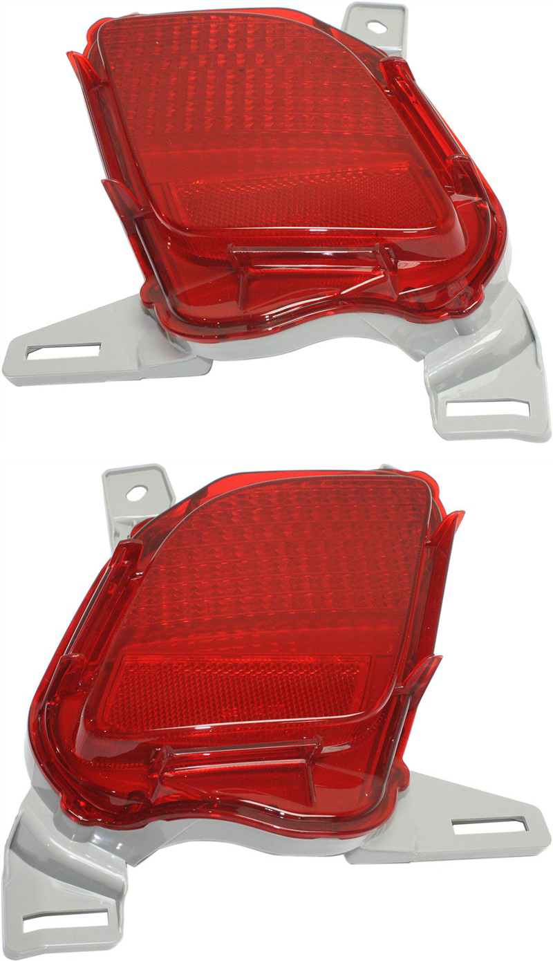 AM HIGHLANDER 14-19 REAR BUMPER REFLECTOR RH AND LH SKU SET REPT734905 Partslink TO1184108 TO1185108 OEM 814800E020-814900E020
