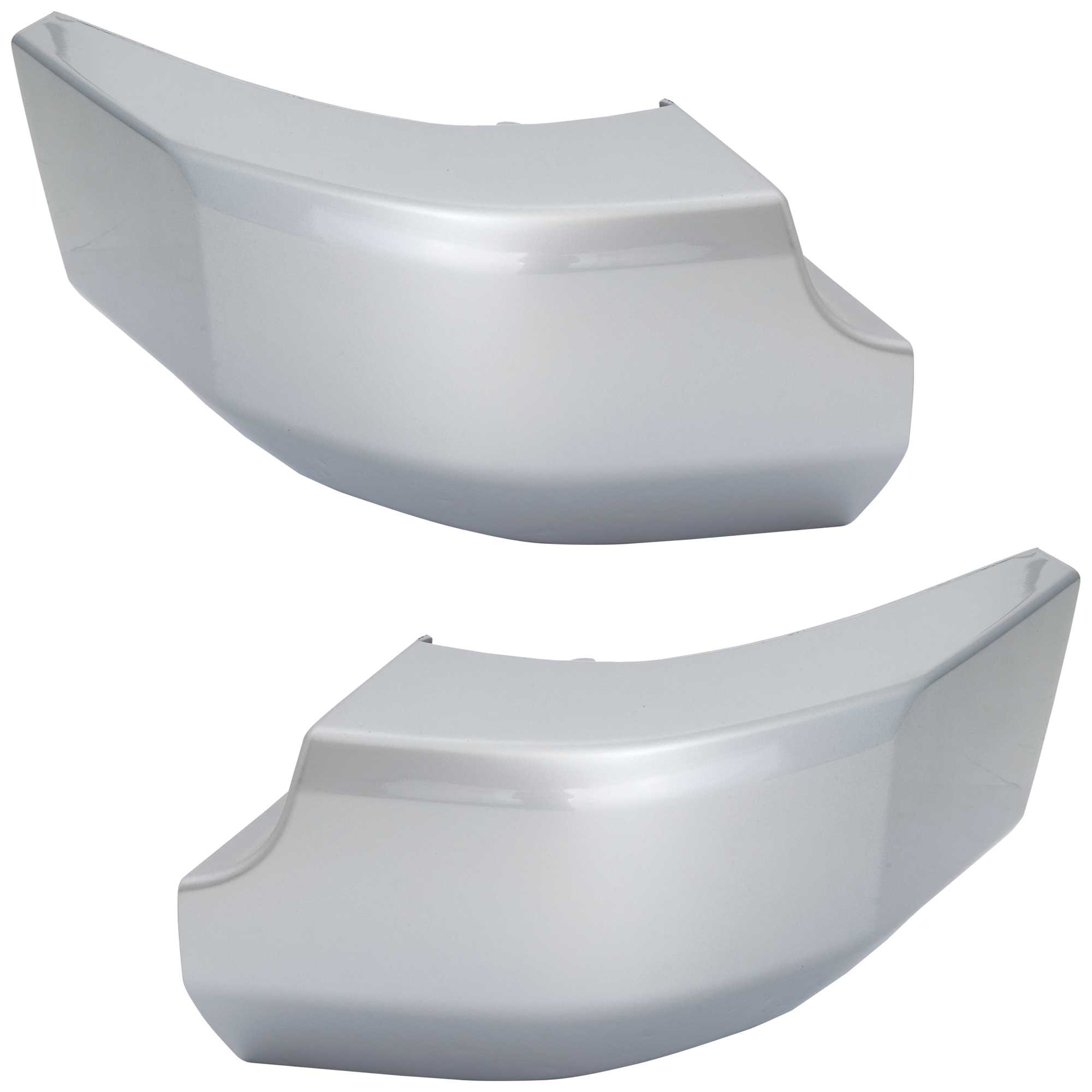AM FJ CRUISER 07-14 REAR BUMPER END RH AND LH Silver w o Special Edition Package CAPA SKU SET REPT761115Q Partslink TO1105121C TO1104121C OEM 5246235021-5246335021