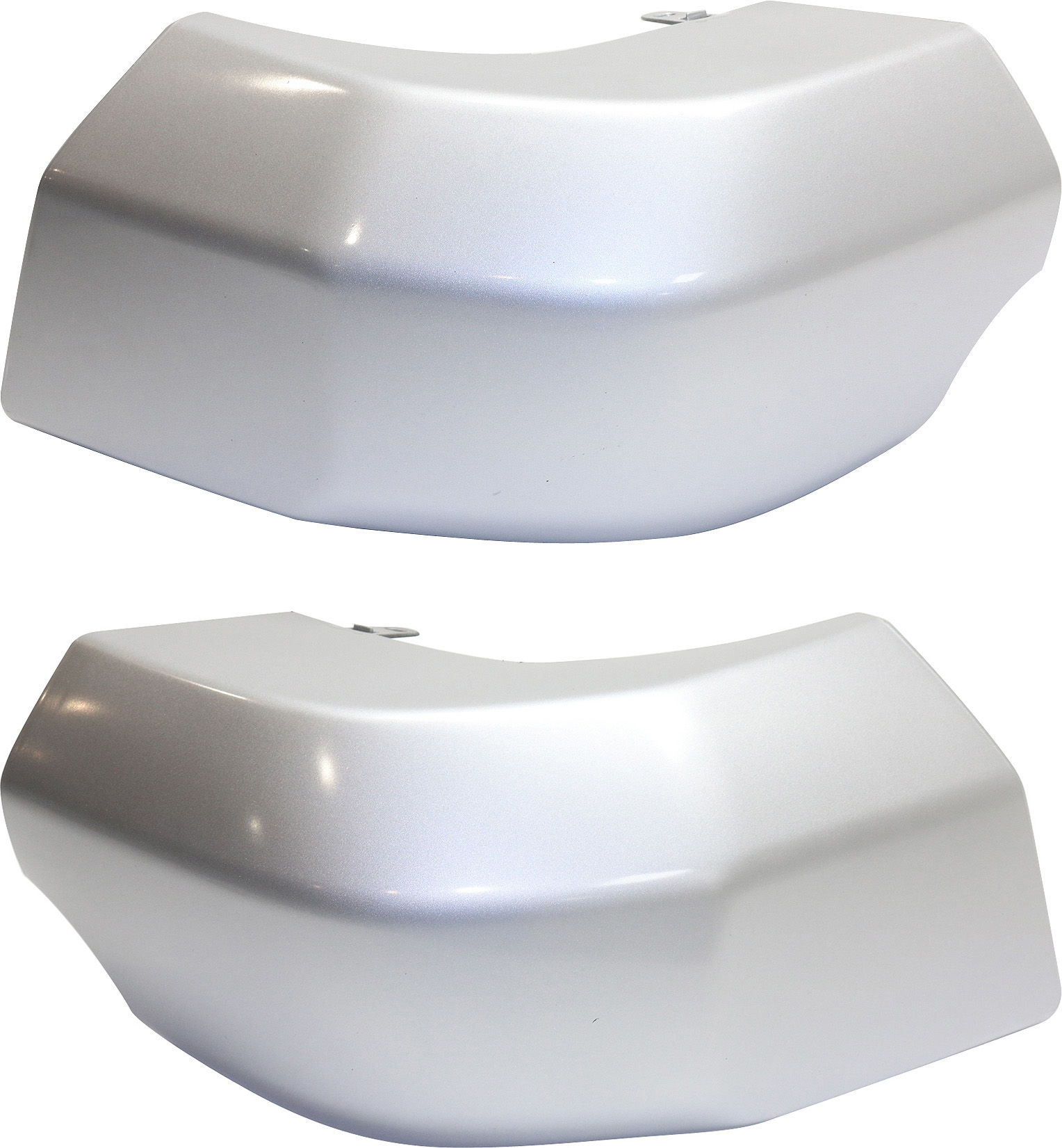 AM FJ CRUISER 07-14 REAR BUMPER END RH AND LH Side Bumper Pad Ptd Silver w o Special Edition Package SKU SET REPT761115 Partslink TO1105121 TO1104121 OEM 5246235021-5246335021
