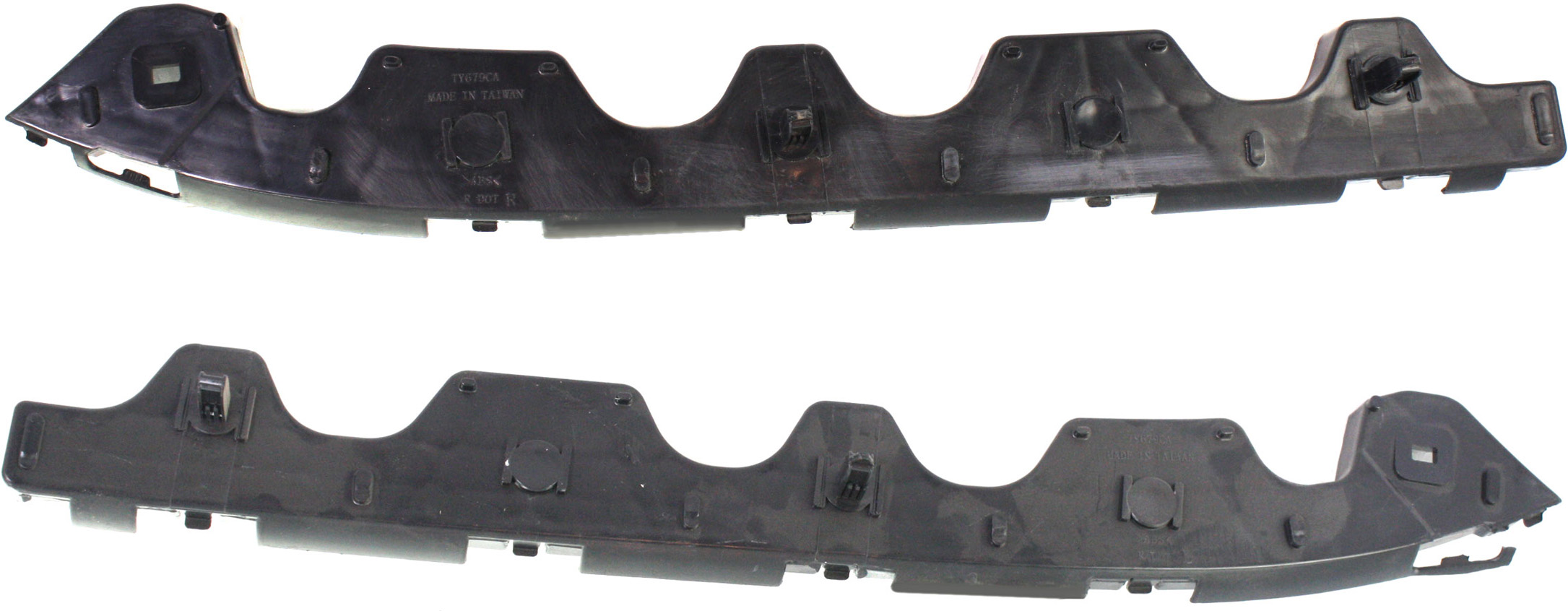 AM SIENNA 04-10 REAR BUMPER BRACKET RH AND LH Side Cover Support ABS SKU SET REPT762701 Partslink TO1167113 TO1166113 OEM 52575AE010-52576AE010