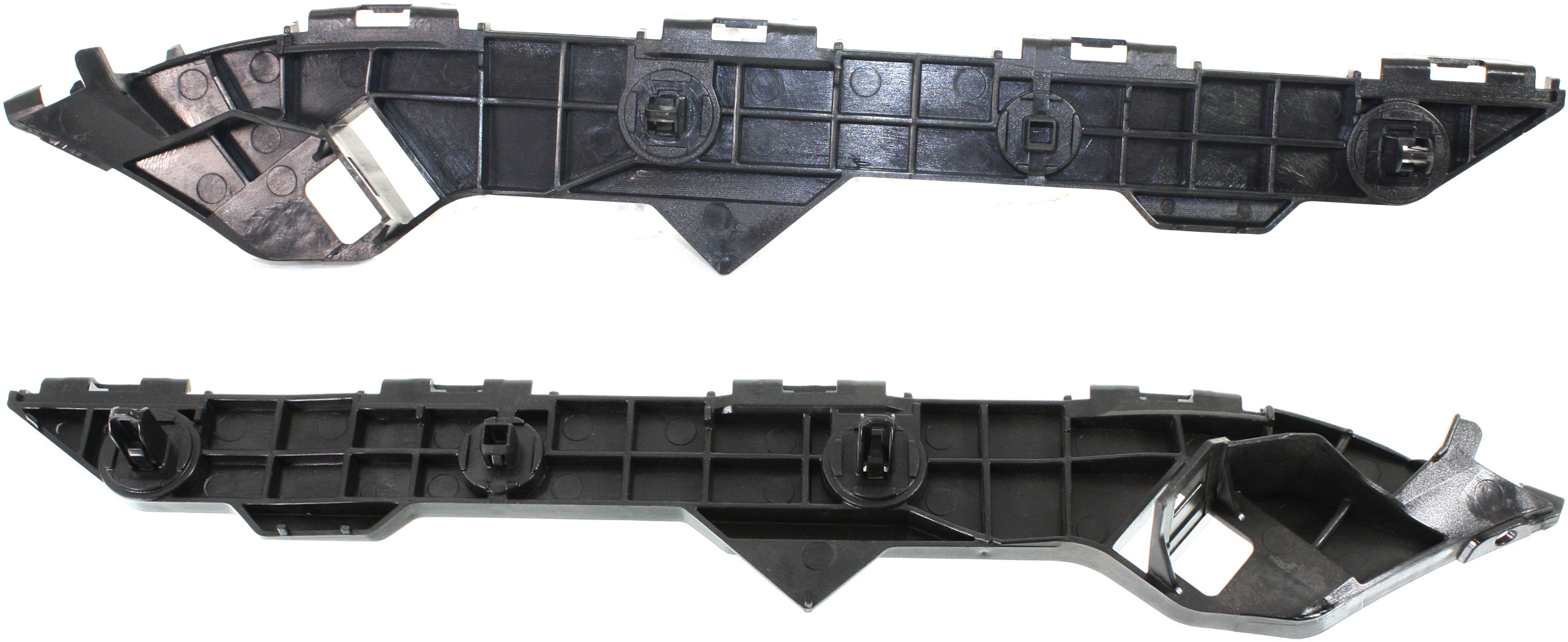 AM COROLLA 09-13 REAR BUMPER BRACKET RH AND LH Side Support Plastic SKU SET REPT762703 Partslink TO1143101 TO1142101 OEM 5215502110-5215602100