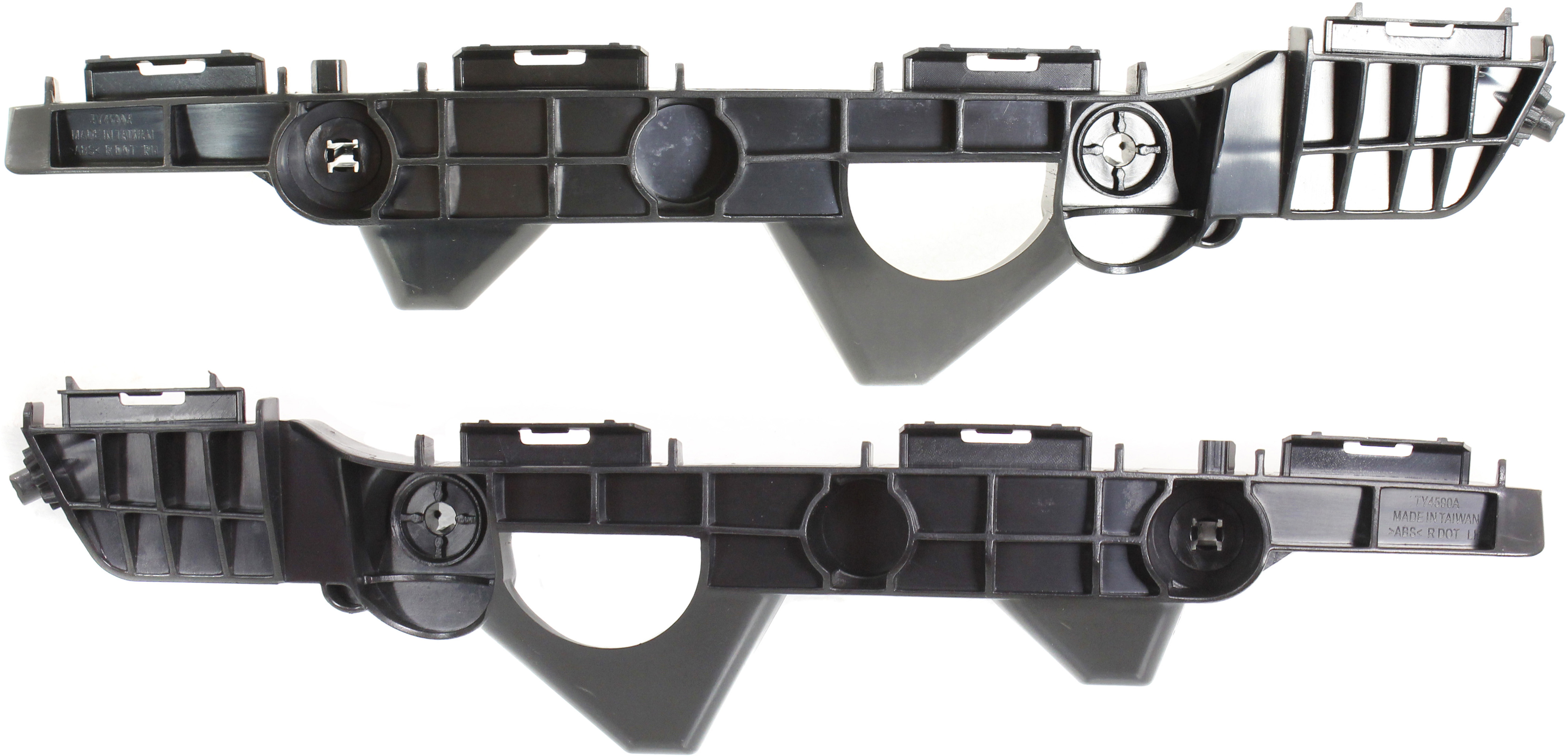 AM RAV4-16-18 REAR BUMPER BRACKET RH AND LH Side Support Plastic SKU SET REPT762749 Partslink TO1143121 TO1142121 OEM 521550R050-521560R050