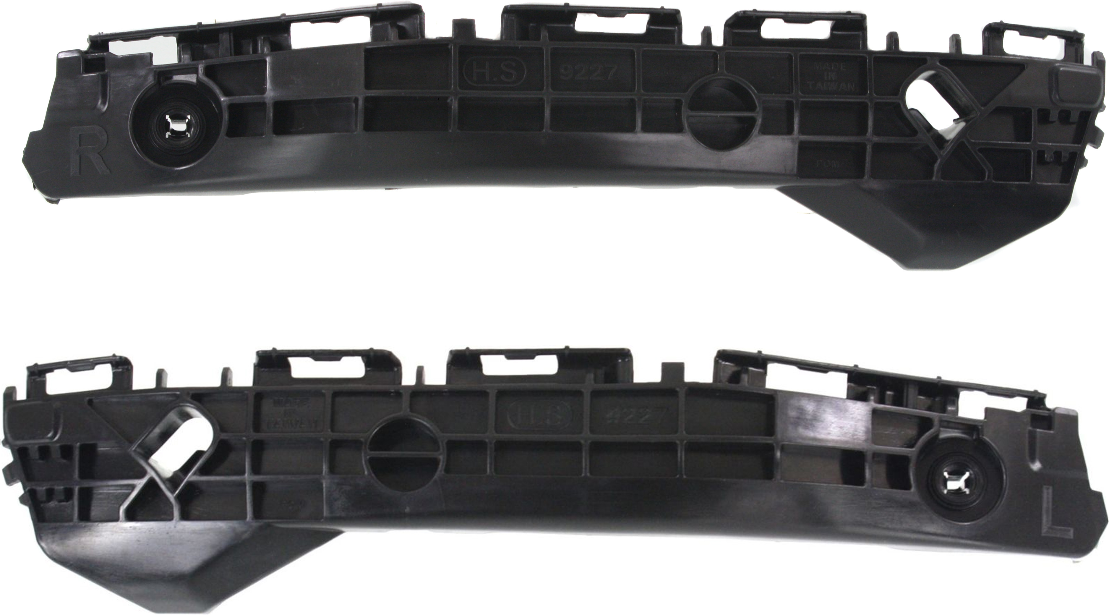 AM YARIS 12-14 REAR BUMPER RETAINER RH AND LH Cover Plastic CE L LE Japan Built SE Model SKU SET REPT763327 Partslink TO1133120 TO1132120 OEM 5257552171-5257652151