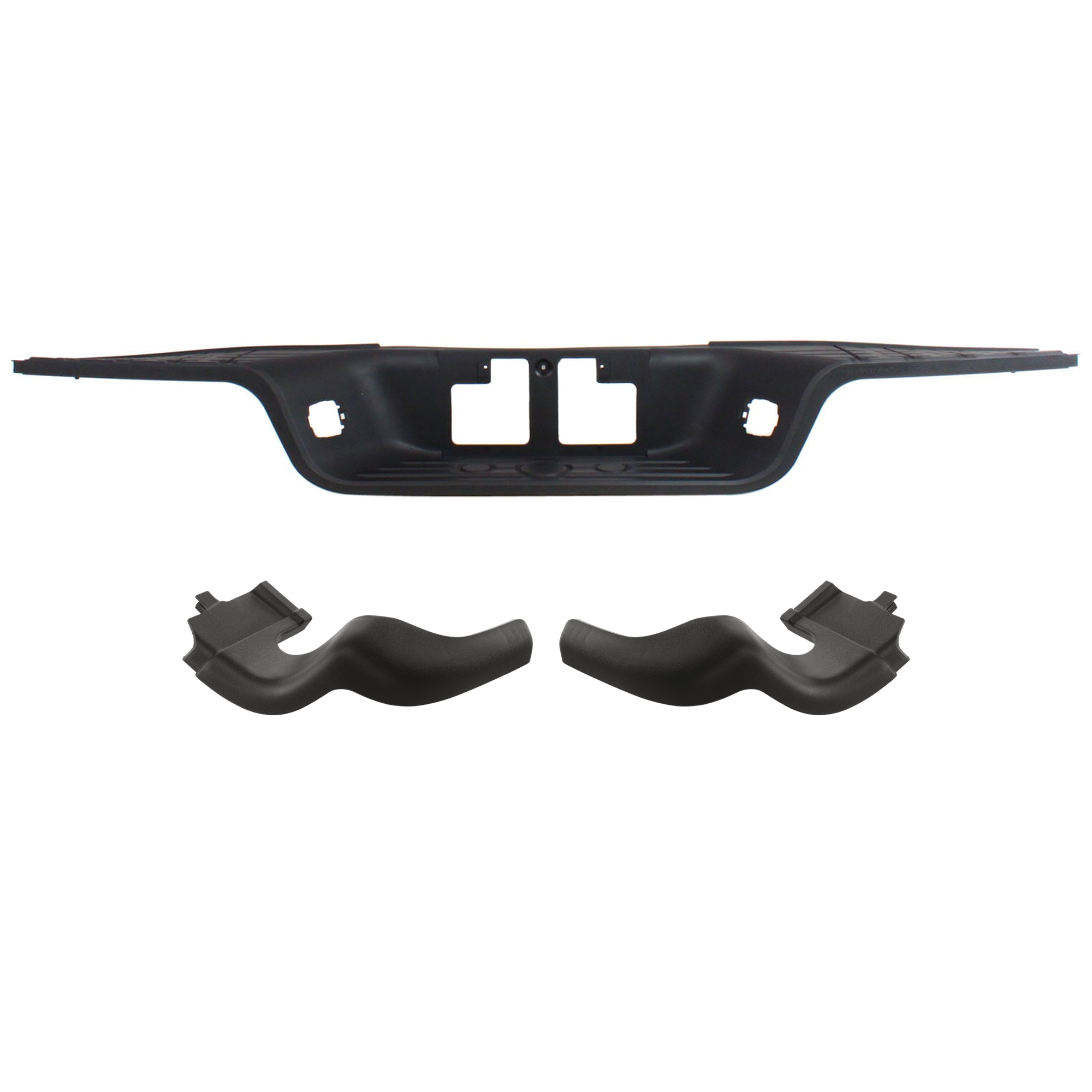 AM TUNDRA 07-13 BUMPER STEP PAD Center RH AND LH SKU SET REPT764903 Partslink TO1191101 TO1196100 TO1197100 OEM 520570C030-521630C040-521640C0