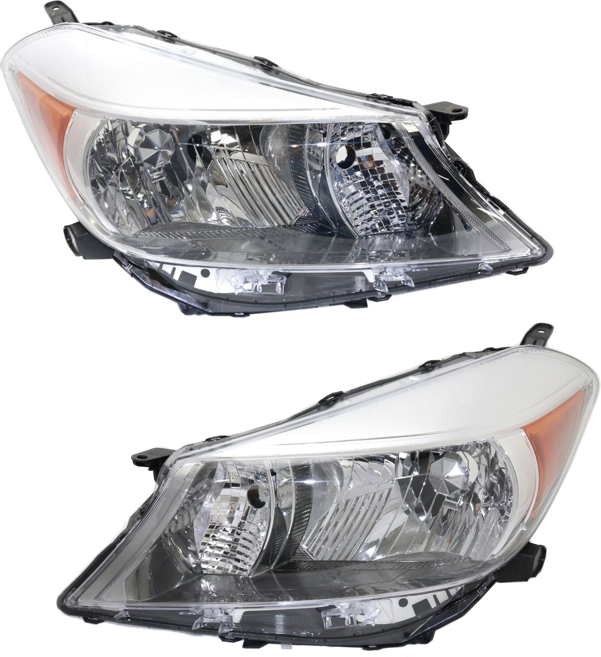 AM YARIS 12-14 HEAD LAMP RH AND LH SKU SET REPTY100131 Partslink TO2519132 TO2518132 OEM 8113052D30-8117052D30