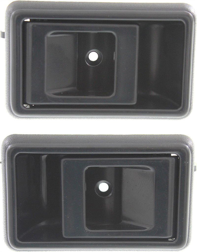 AM COROLLA 88-91 PICKUP PRIZM 89-92 FRONT INTERIOR DOOR HANDLE RH AND LH Black SKU SET REPTY462164 Partslink IDH010112 OEM 6920604010-6920504010-69205891