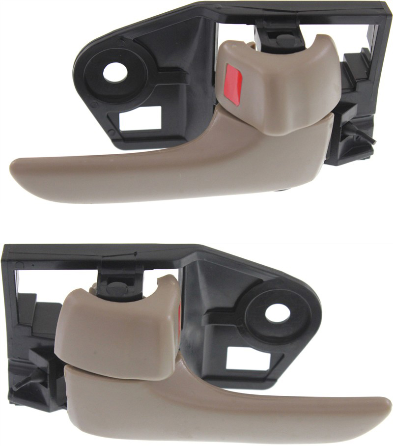 AM SOLARA 04-08 AVALON 05-12 FRONT OR REAR INTERIOR DOOR HANDLE RH AND LH Beige Ivory Plastic SKU SET REPTY462325 OEM 69205AA040E0-69206AA040E0
