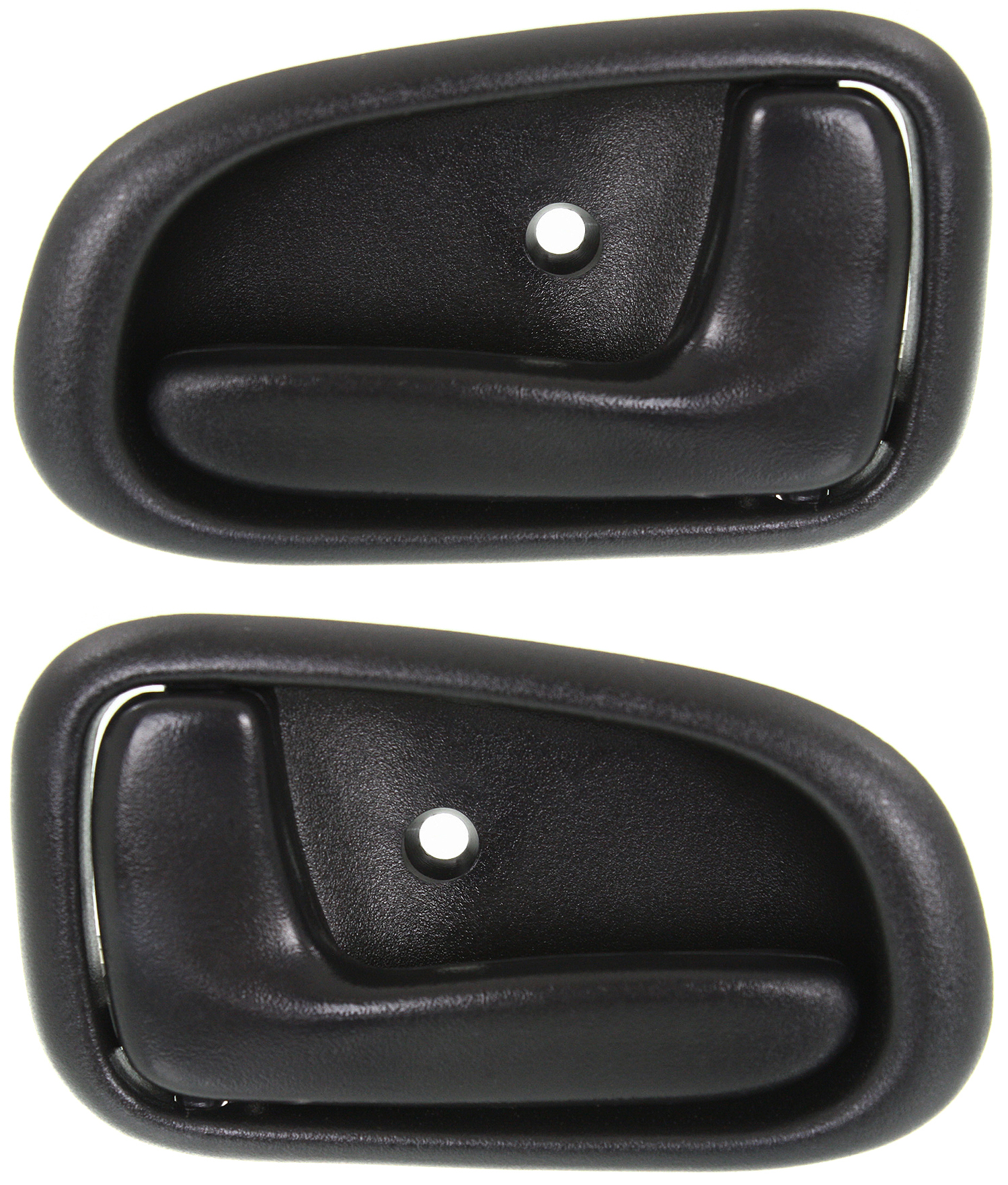 AM COROLLA 93-97 FRONT AND REAR DOOR HANDLE RH AND LH Inside Gray Plastic Sedan Wagon SKU SET REPTY462333-4 Partslink IDH010052 IDH010051 OEM 94855818-6920512130G 94855821