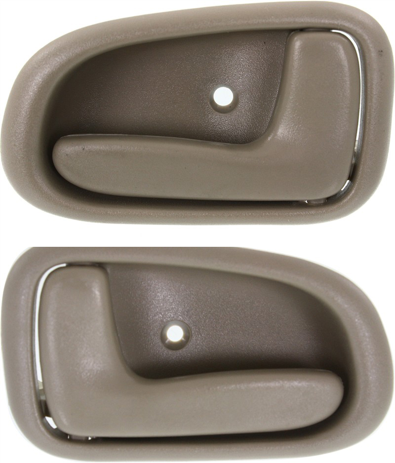 AM COROLLA 93-97 FRONT INTERIOR DOOR HANDLE RH AND LH Beige Without Door Lock Hole SKU SET REPTY462335 OEM 6920512120E 6920612120E