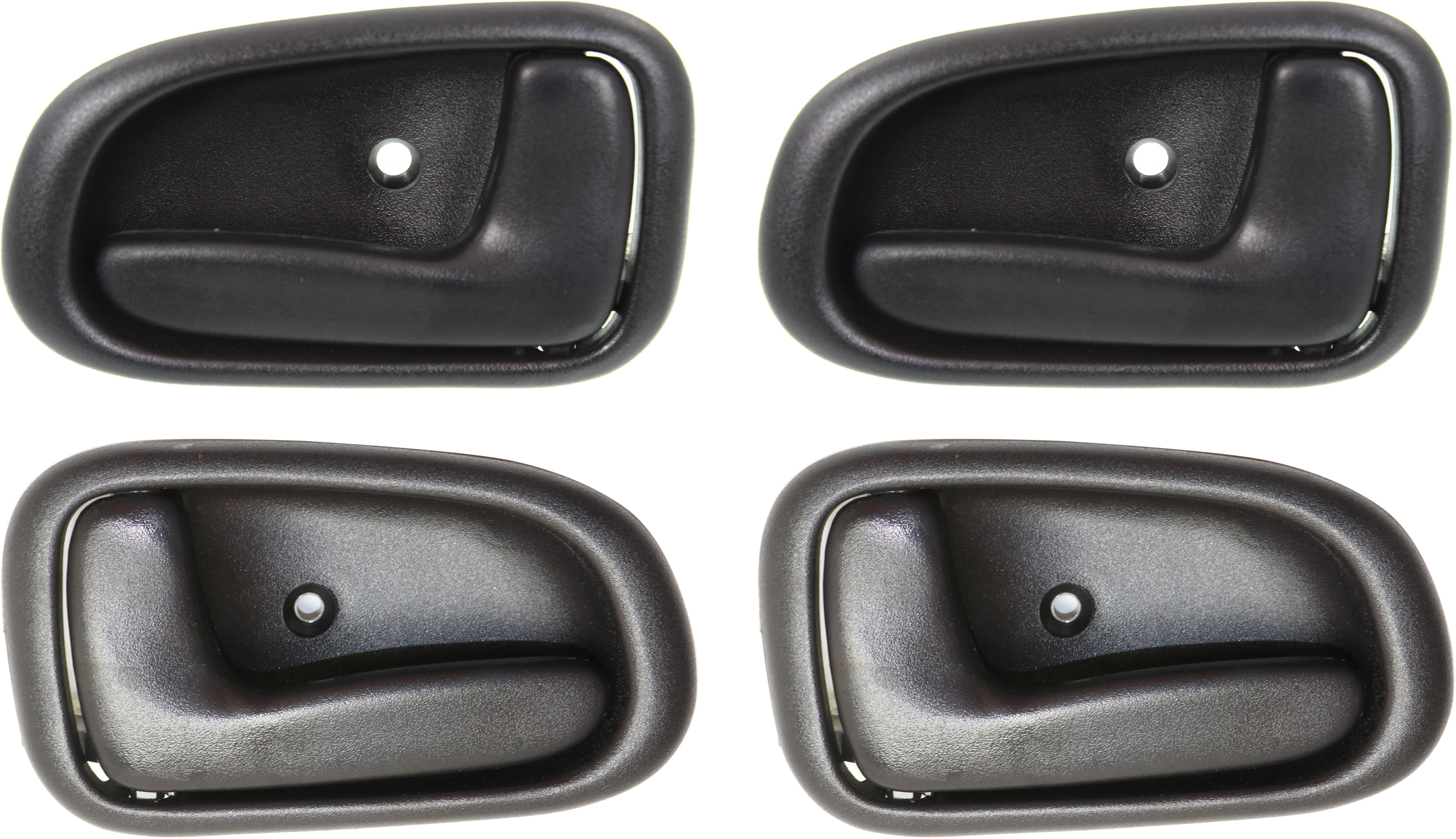 AM PRIZM 93-97 FRONT AND REAR DOOR HANDLE RH AND LH Brown Sedan Wagon Plastic SKU SET REPTY462337-4 Partslink TO1353102 TO1352102 OEM TO1353102-6920512130B TO135210