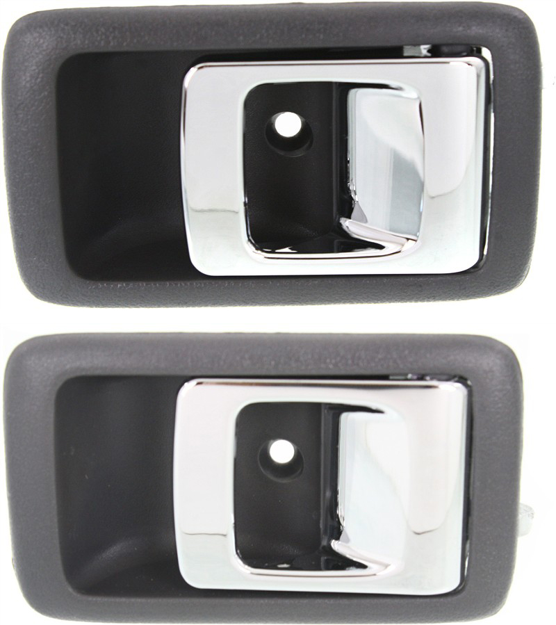 AM CAMRY 87-91-4RUNNER 96-02 TACOMA 01-04 FRONT DOOR HANDLE RH and LH Inside Chrome Lever+Gray Hsg. =REAR SKU SET REPTY462355 OEM 692053202004 PFM 692063202004