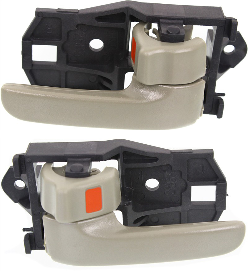 AM CAMRY 97-01 SIENNA 98-03 FRONT DOOR HANDLE RH AND LH Inside Light Gray Sage Japan USA Built =REAR SKU SET REPTY462373 OEM 69205AA010H 69206AA010H