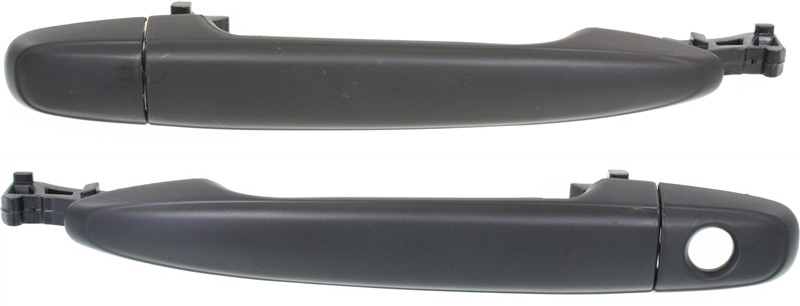 AM LAND CRUISER 03-09 HIGHLANDER 08-17 FRONT DOOR HANDLE RH AND LH Outside Smth Blk w o PBSS SKU SET REPTYA462121 OEM 6921128070-692170E010C0-69211A