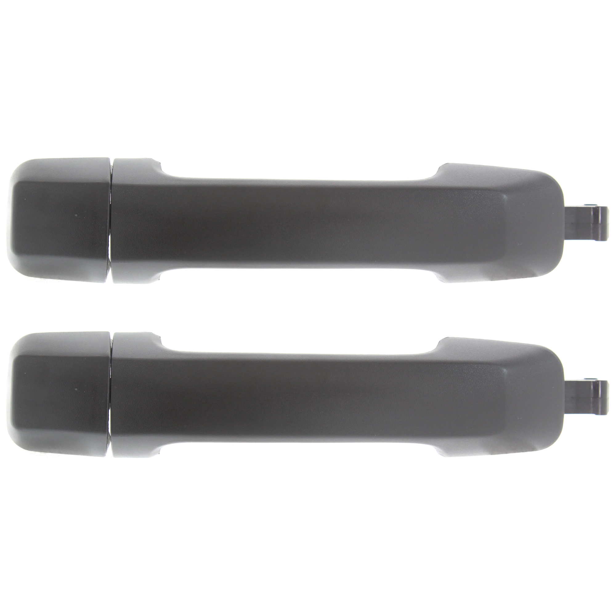 AM SEQUOIA 08-19 TUNDRA 07-21 FRONT AND REAR EXTERIOR DOOR HANDLE RH Textured Black Plastic w o Keyhole SKU SET REPTYA462141-2 Partslink FDH010313 OEM 692100C010-692170C030