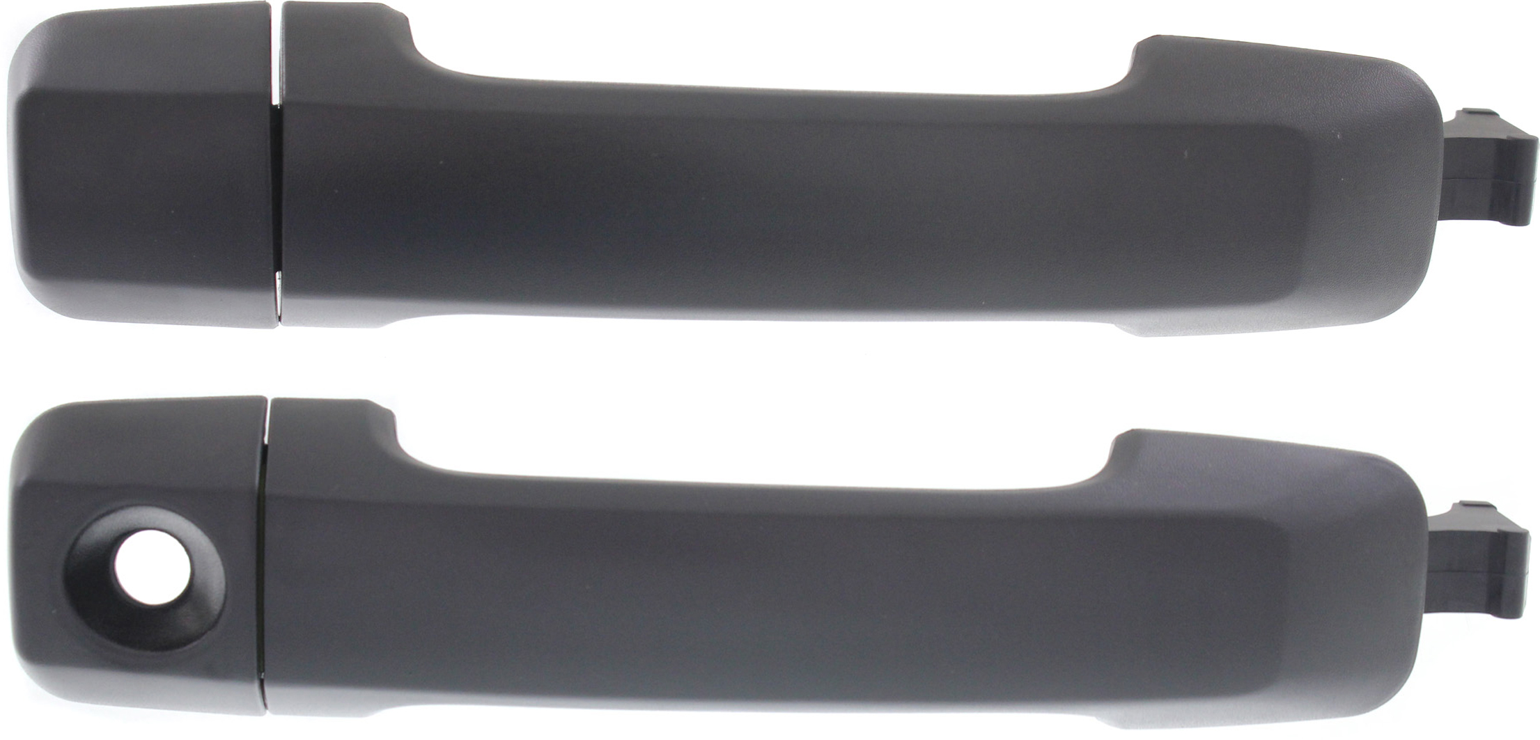 AM TUNDRA 07-21 FRONT DOOR HANDLE RH and LH Outside Textured Black Plastic =REAR RH LH SKU SET REPTYA462141 Partslink FDH010313 FDH010311 OEM 692100C010-692170C030-692170C0