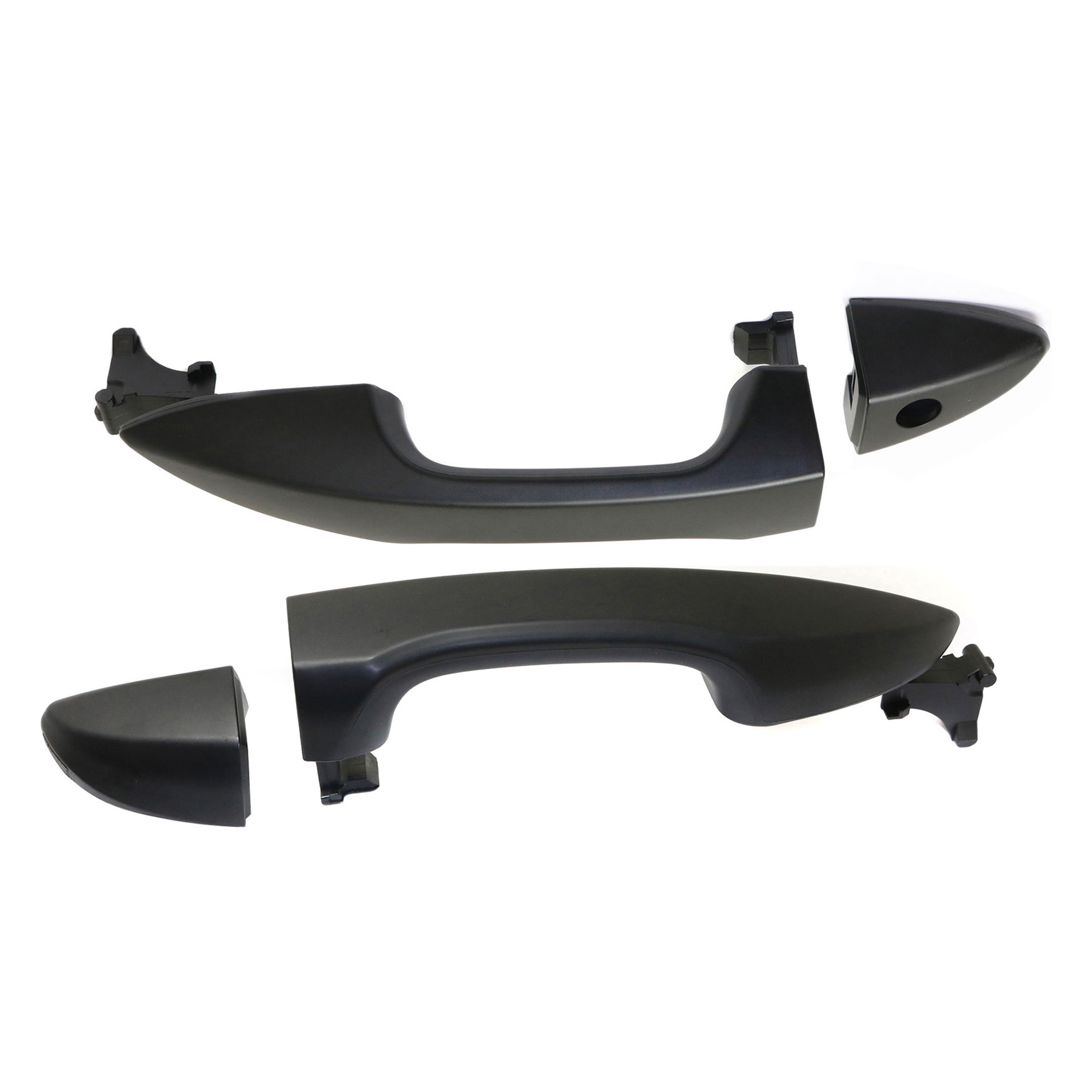 AM COROLLA 14-19 FRONT EXTERIOR DOOR HANDLE RH AND LH Smooth Black w o Smart Entry System SKU SET REPTYA462165 OEM 6921702947-6921102902-69218029
