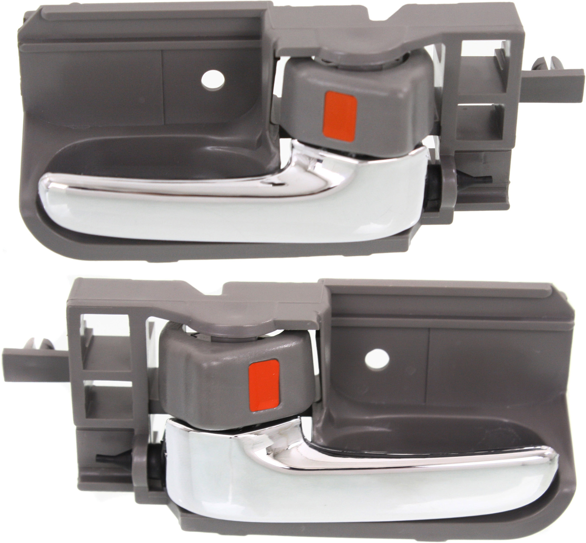 AM COROLLA MATRIX 03-08 TACOMA 05-12 INTERIOR FRONT DOOR HANDLE RH AND LH Chrome + Gray Plastic =REAR SKU SET REPTYA462175 Partslink IDH010062 IDH010061 OEM 6920512190B0-6920612190B0