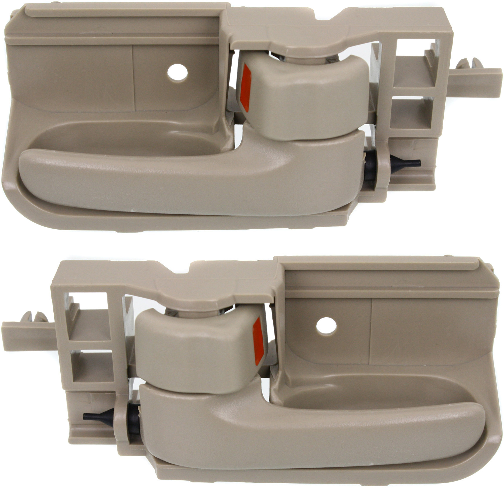 AM COROLLA MATRIX 03-08 TACOMA 05-15 INTERIOR FRONT DOOR HANDLE RH AND LH Beige Fawn Plastic =REAR SKU SET REPTYA462179 OEM 6920512200A2-6920612200A2