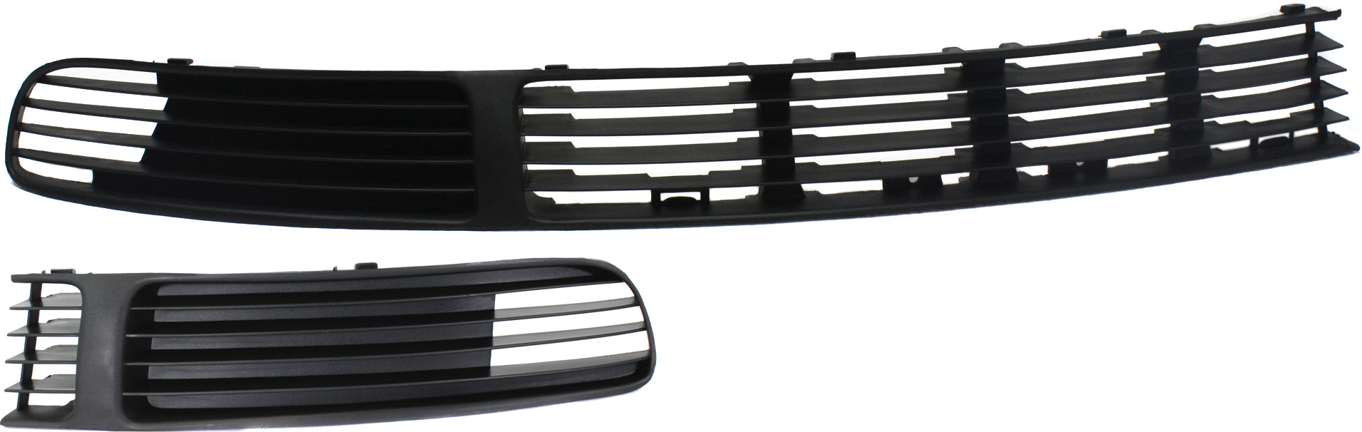 AM PASSAT 98-01 FRONT FOG LAMP COVER RH AND LH Primed Side bumper grille SKU SET REPV015509 Partslink VW1039103 VW1038103 OEM 3B0853678BB41-3B0853677BB41