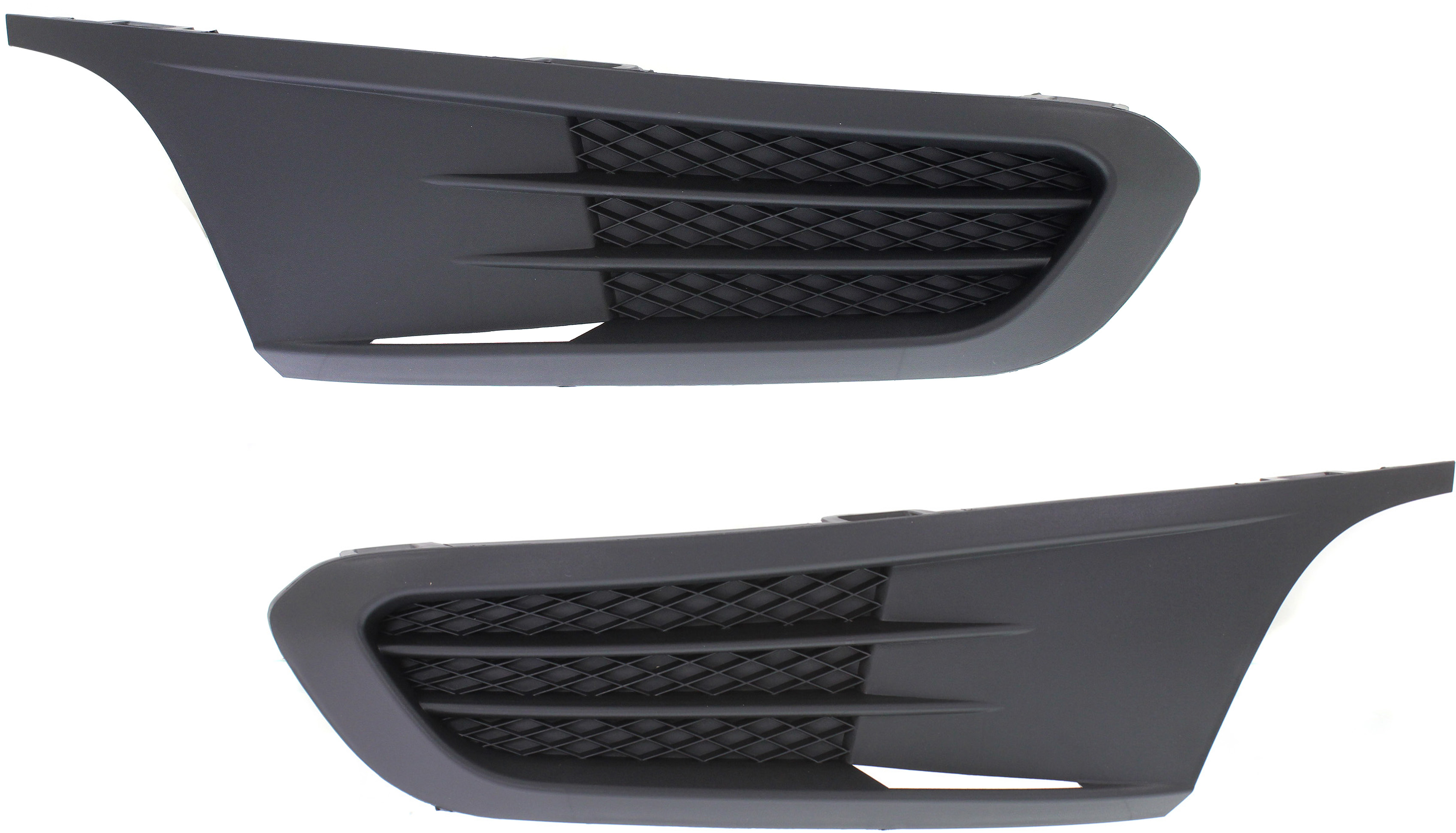 AM JETTA 11-14 FRONT FOG LAMP COVER RH AND LH Black SKU SET REPV015515 Partslink VW1039119 VW1038119 OEM 5C68536669B9-5C68536659B9