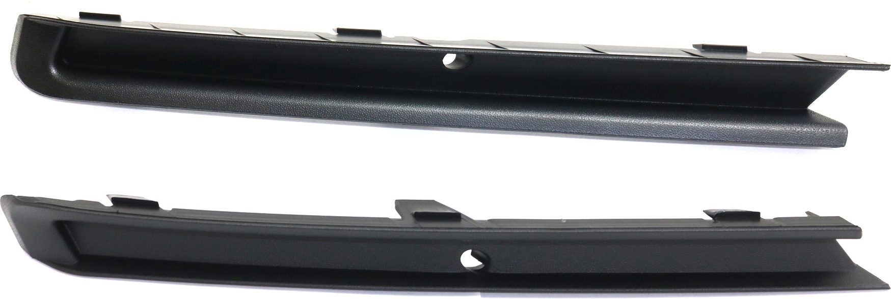 AM JETTA 15-18 FRONT BUMPER MOLDING RH AND LH End Plate Textured w Fog Lamp Hole Sedan Hybrid SKU SET REPV018913 Partslink VW1039137 VW1038137 OEM 5C6807234A9B9-5C6807233A9B9