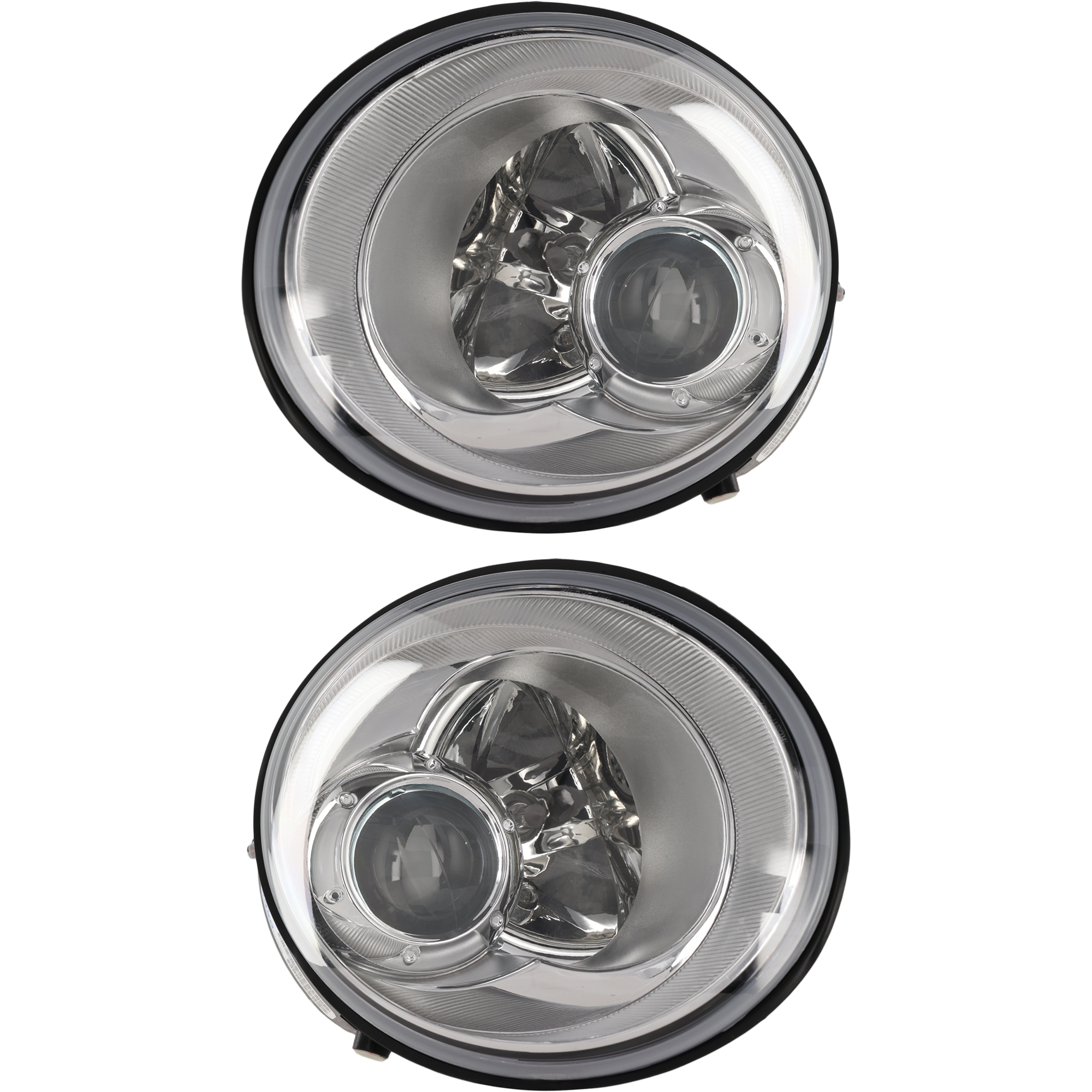 AM BEETLE 06-10 HEAD LAMP RH AND LH Assembly Halogen CAPA SKU SET REPV100101Q OEM 1C0941029N PFM 1C0941030N PFM