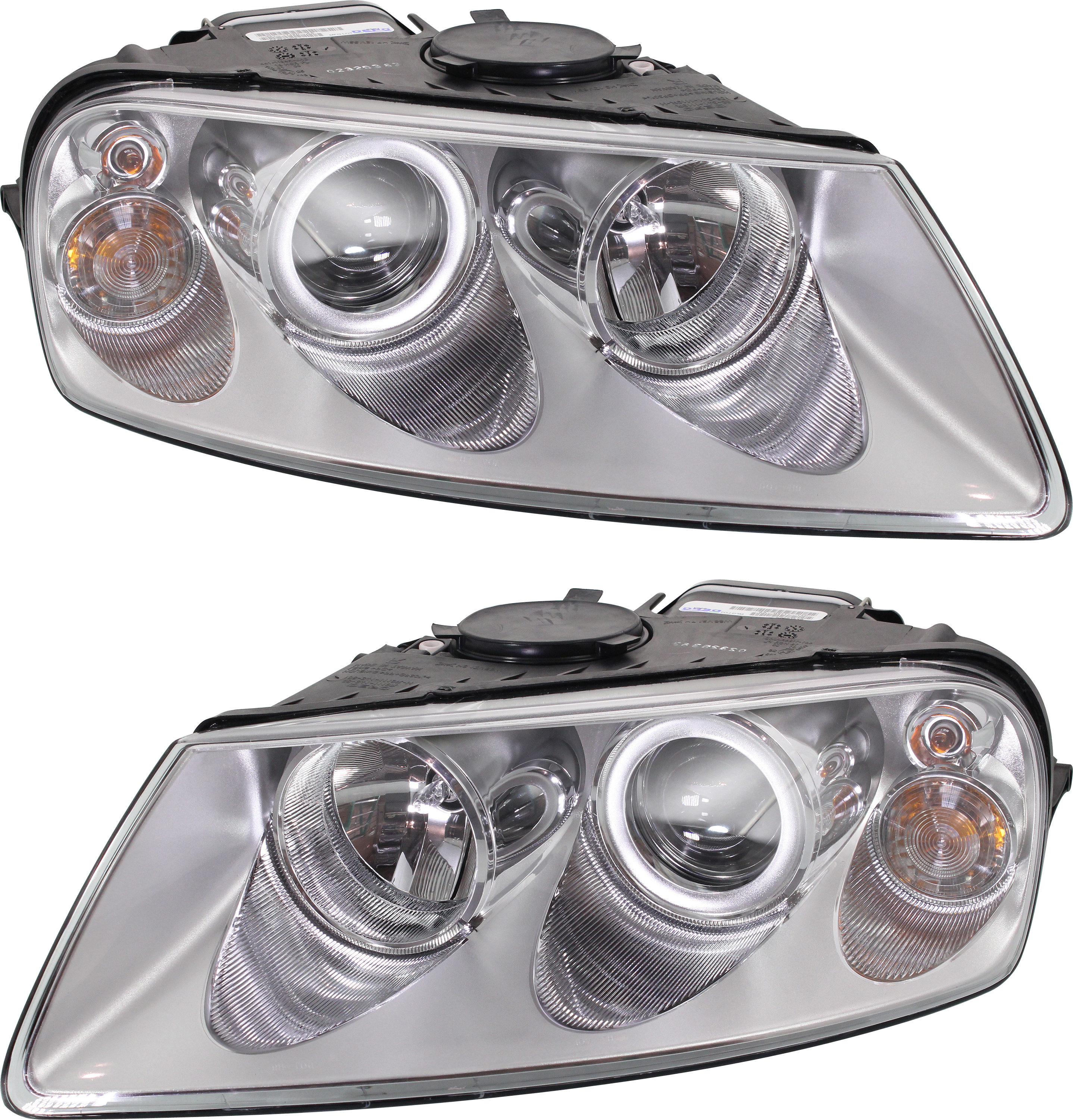AM TOUAREG 04-07 HEAD LAMP RH AND LH Assembly Halogen Exc. V10 TDI Engine SKU SET REPV100135 Partslink VW2503132 VW2502132 OEM 7L6941018BK 7L6941017BK