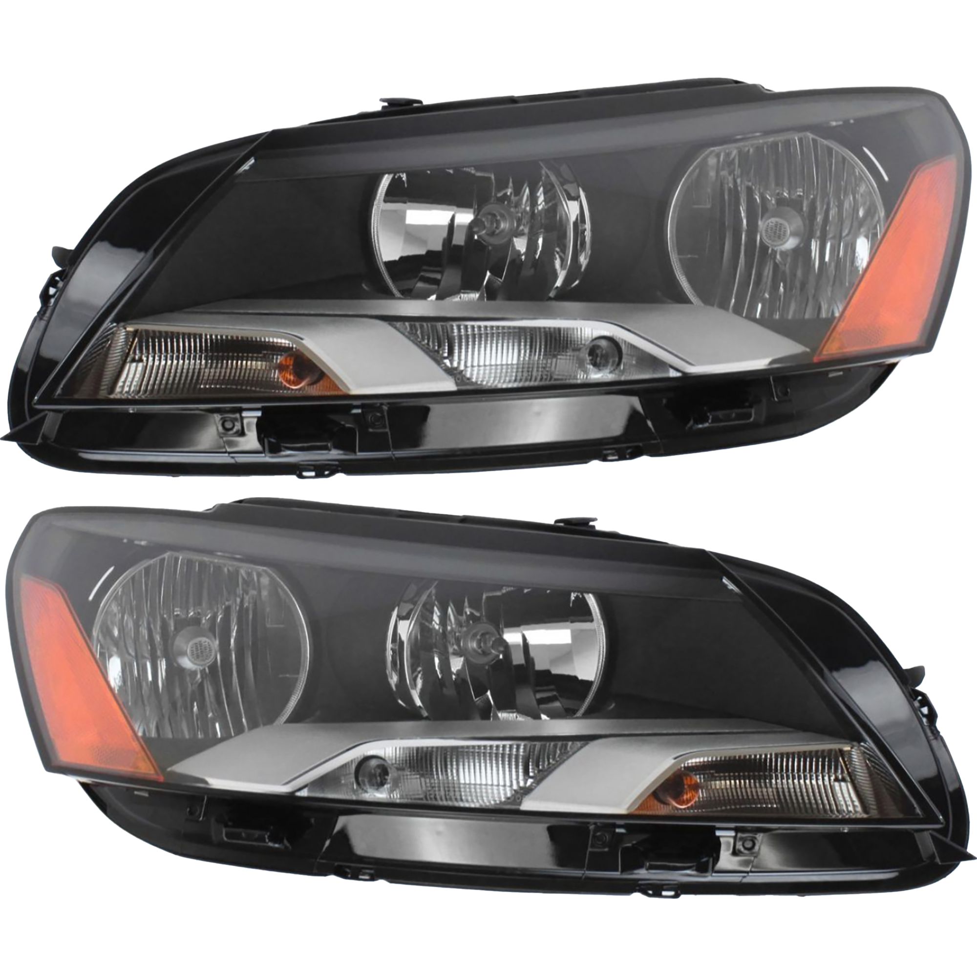 AM PASSAT 12-15 HEAD LAMP RH AND LH Assembly Halogen From 3-21-11 SKU SET REPV100137 Partslink VW2503148 VW2502148 OEM 561941006D 561941005D