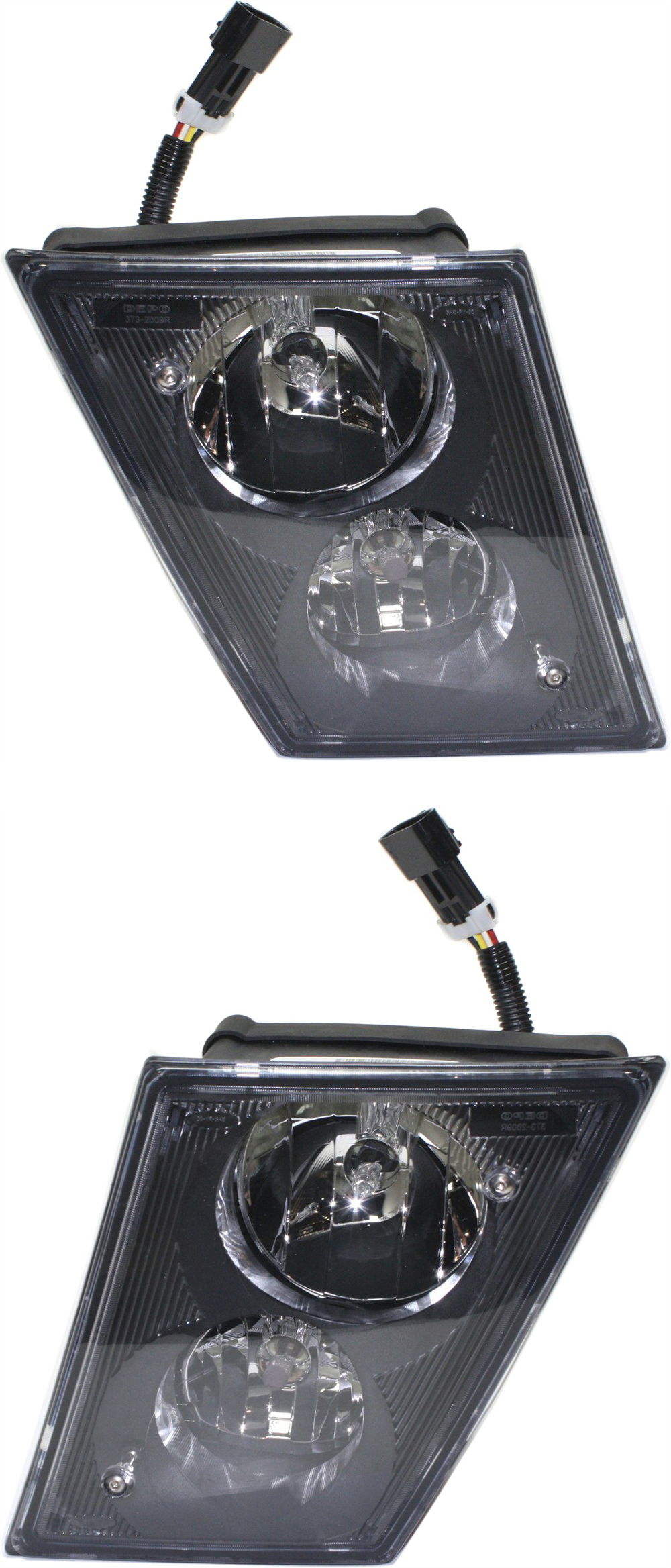 AM VNL 03-18 VNM 03-12 FRONT FOG LAMP RH AND LH Assembly Halogen SKU SET REPV107533HD Partslink VO2592119 VO2593119 OEM 20737496-20737497