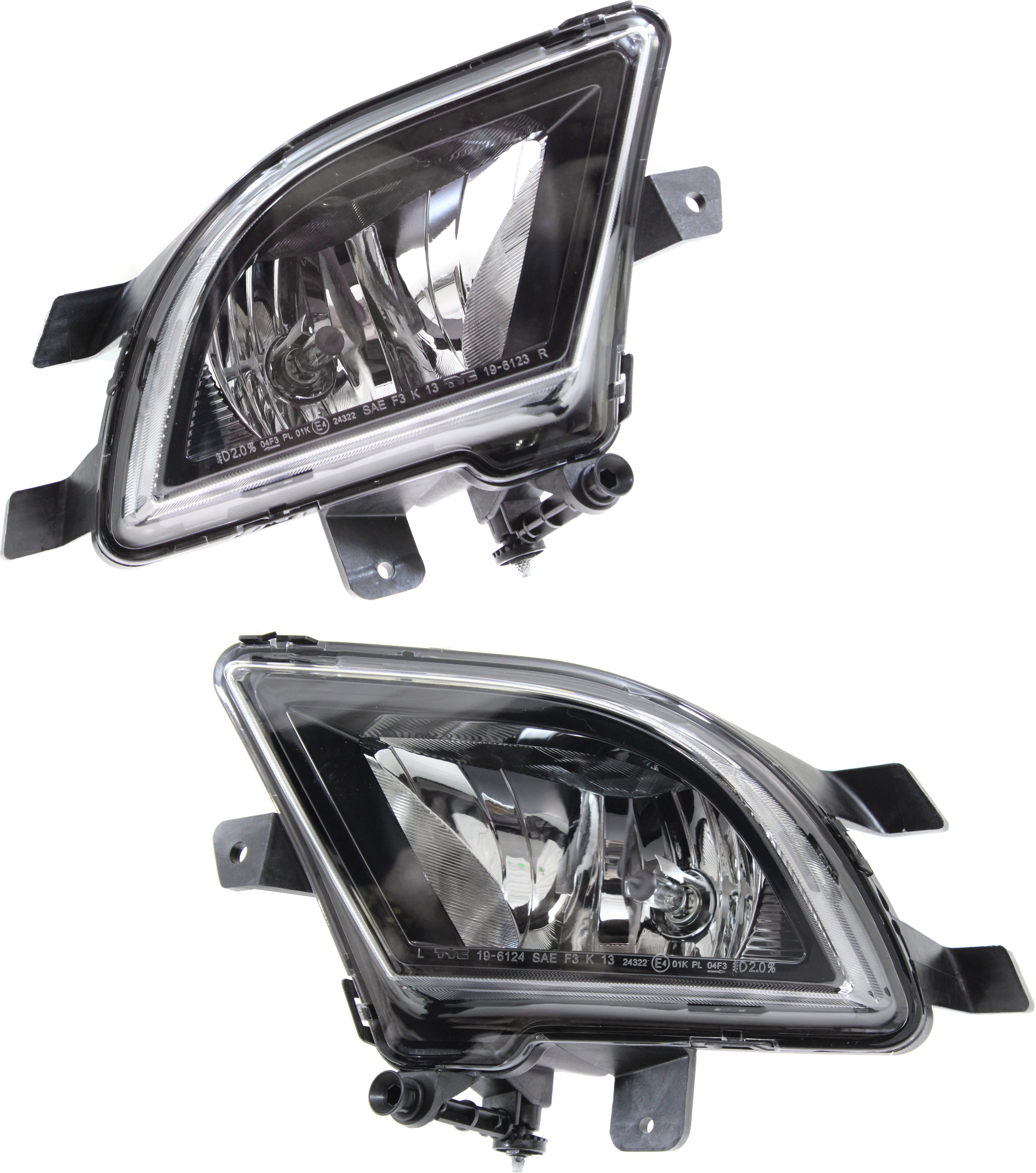 AM JETTA 15-18 FRONT FOG LAMP RH AND LH Assembly Halogen Exc. GLI Model CAPA SKU SET REPV107547Q Partslink VW2593126C VW2592126C OEM 5C7941700R 5C7941699R