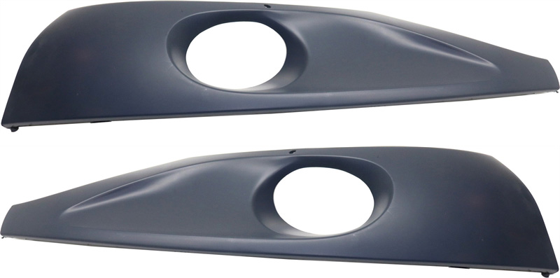 AM TOUAREG 11-14 FRONT FOG LAMP MOLDING RH AND LH Paint to Match w o Adaptive Speed Control SKU SET REPV108005 Partslink VW1093119 VW1093120 OEM 7P6807490BGRU 7P6807489BGRU