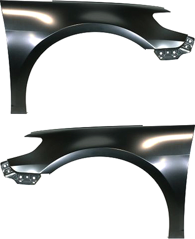 AM PASSAT CC 09-17 FRONT FENDER RH AND LH Primed w o Side Light Hole SKU SET REPV220109 Partslink VW1240140 VW1241140 OEM 3C8821021-3C8821022