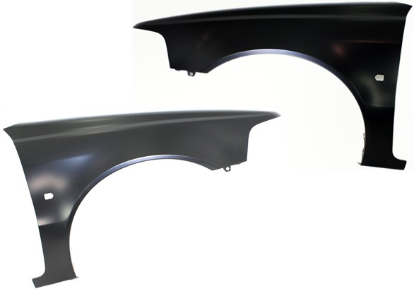 AM S40-01-04 FRONT FENDER RH AND LH Primed Old Style SKU SET REPV220111 Partslink VO1241118 VO1240118 OEM 308839265-308839257