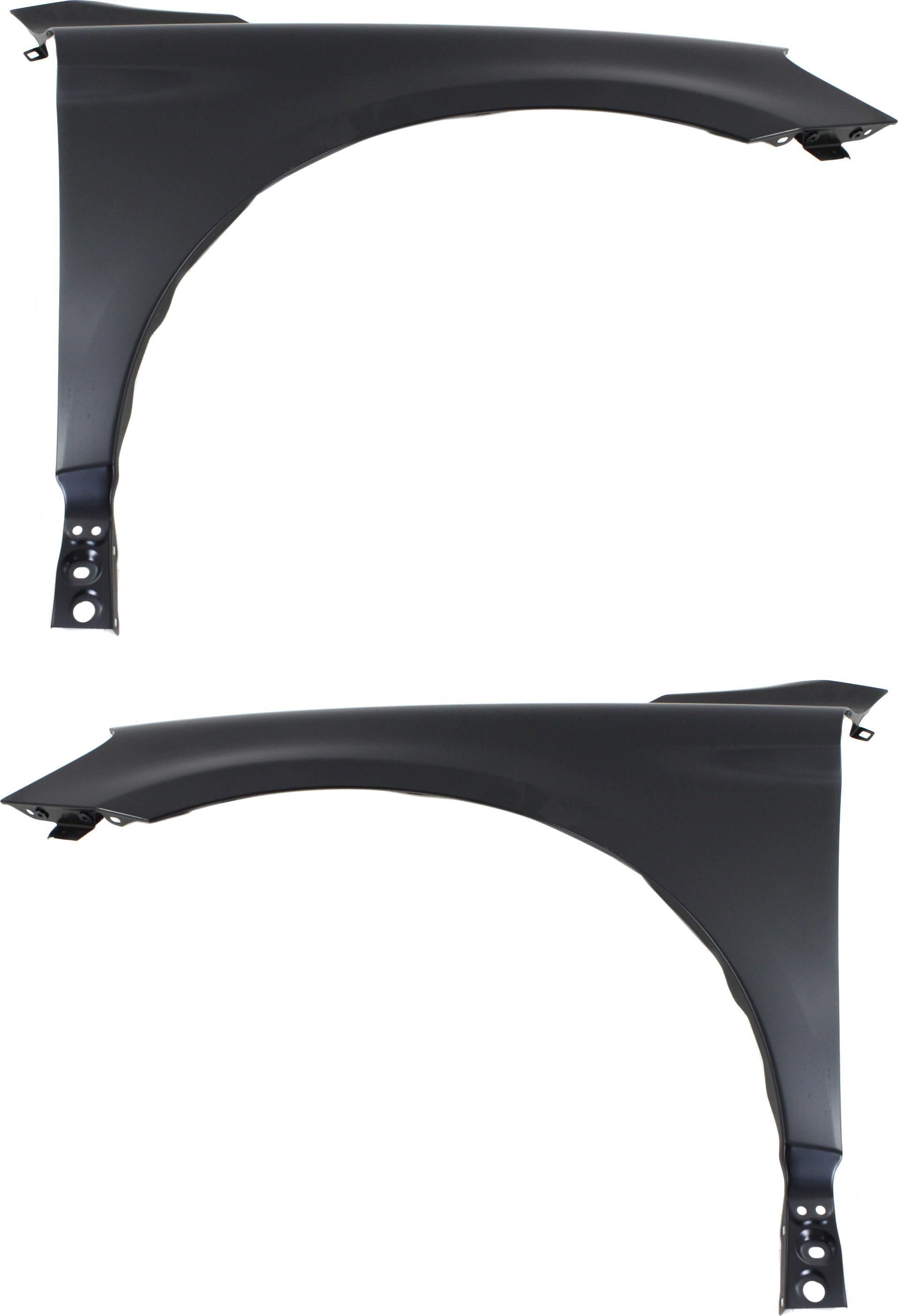 AM XC60-10-17 FRONT FENDER RH AND LH Primed Steel SKU SET REPV220135 Partslink VO1241121 VO1240121 OEM 312179765-312179757