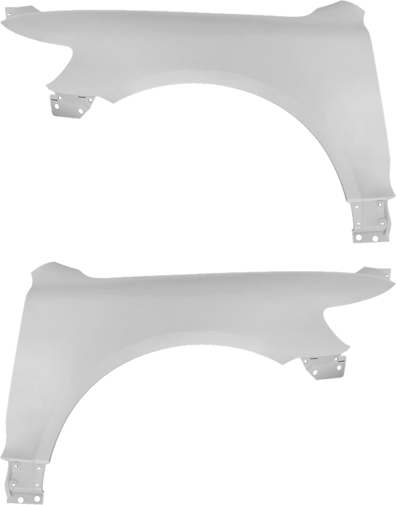 AM TOUREG 08-10 FRONT FENDER RH AND LH Primed SKU SET REPV220145 Partslink VW1241147 VW1240147 OEM 7L6821102N 7L6821101P