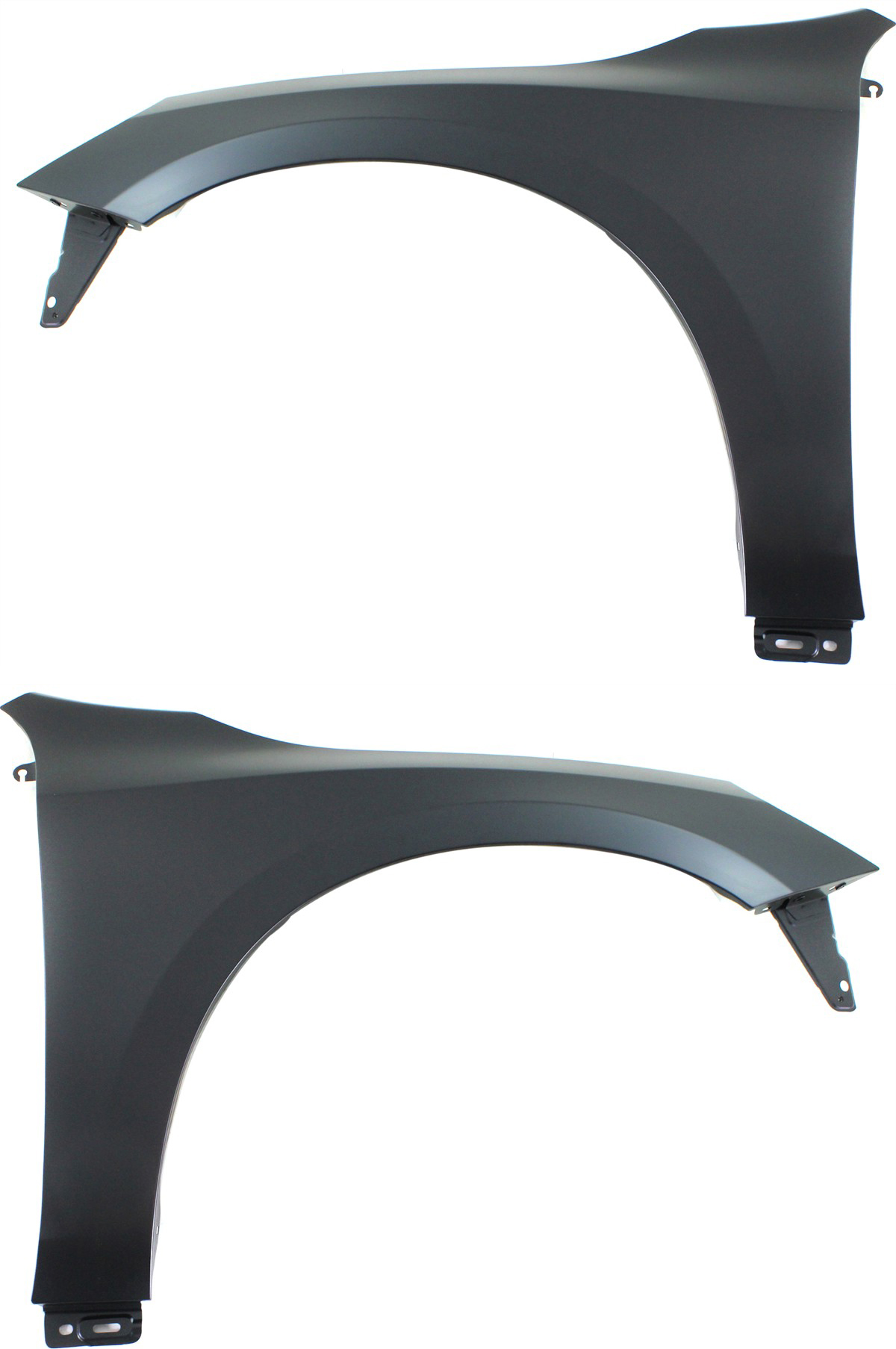 AM S60-11-13 FRONT FENDER RH AND LH Primed Steel w o Side Marker Light Hole CAPA SKU SET REPV220147Q Partslink VO1240120C VO1241120C OEM 313520736-313520744