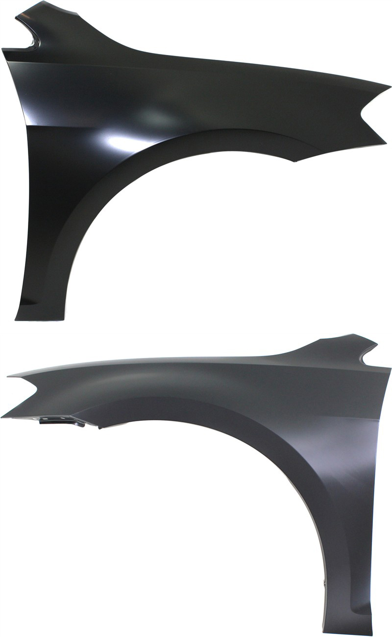 AM GOLF 15-17 FRONT FENDER RH AND LH Primed w o Signal Light Hole CAPA SKU SET REPV220149Q Partslink VW1241148C VW1240148C OEM 5G0821106A 5G0821105A