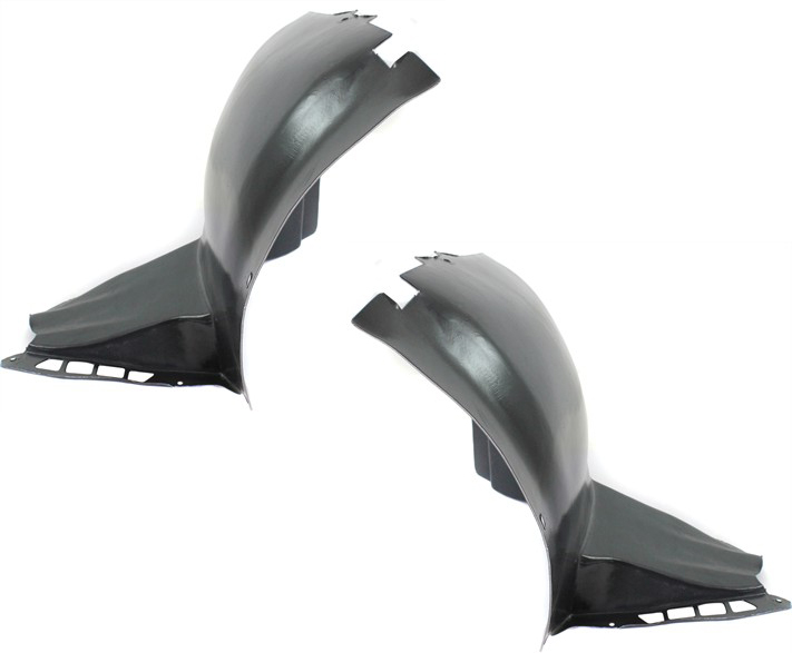 AM EOS 07-16 FRONT FENDER LINER RH AND LH Front Section SKU SET REPV222107 Partslink VW1248106 VW1249106 OEM 1Q0805911B 1Q0805912C 1Q080591