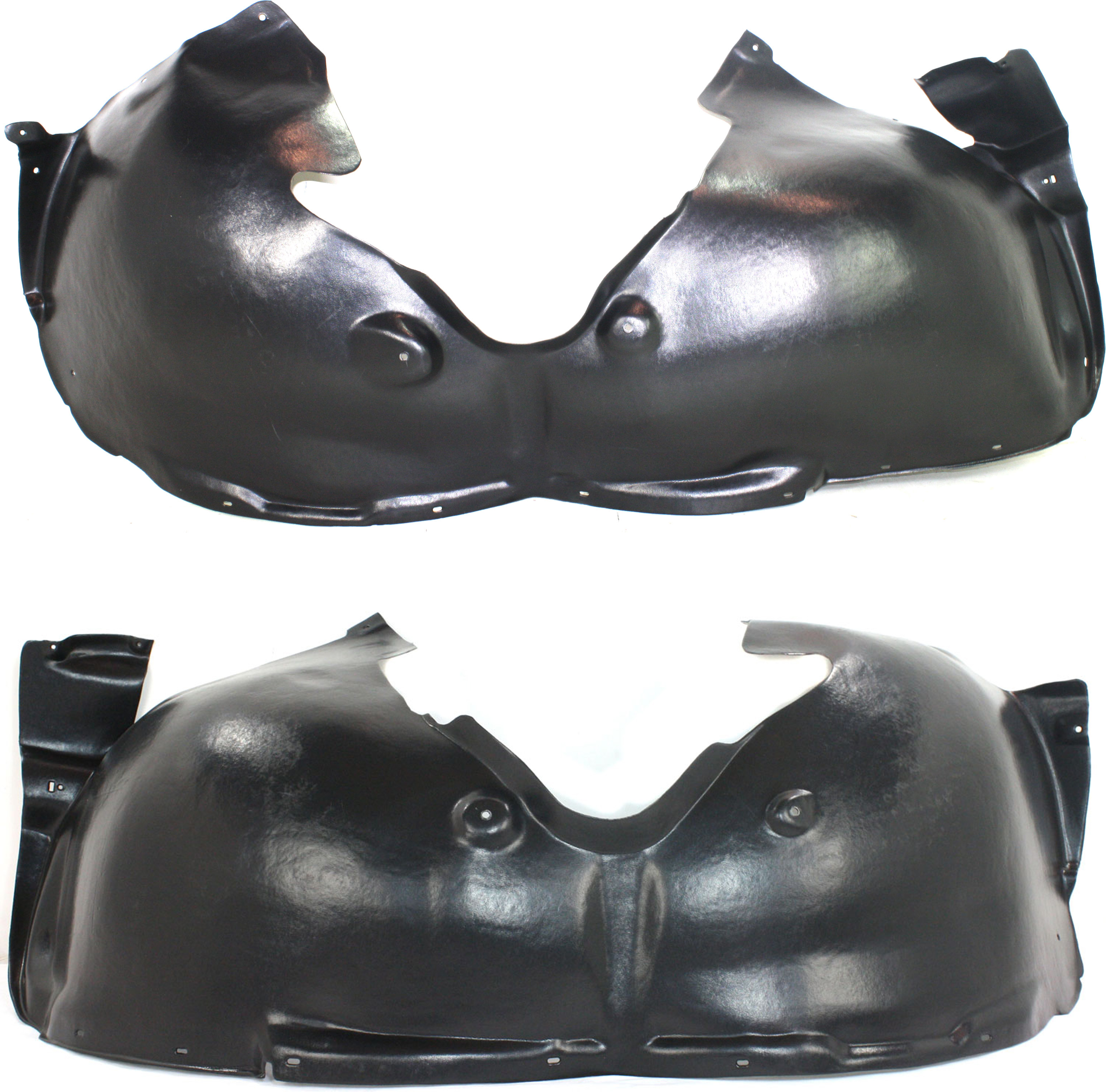 AM TOUAREG 08-10 FRONT FENDER LINER RH AND LH Set of 2-3.6L 4.2L Eng. SKU SET REPV222111 Partslink VW1249115 VW1248115 OEM 7L6809962M 7L6809961L