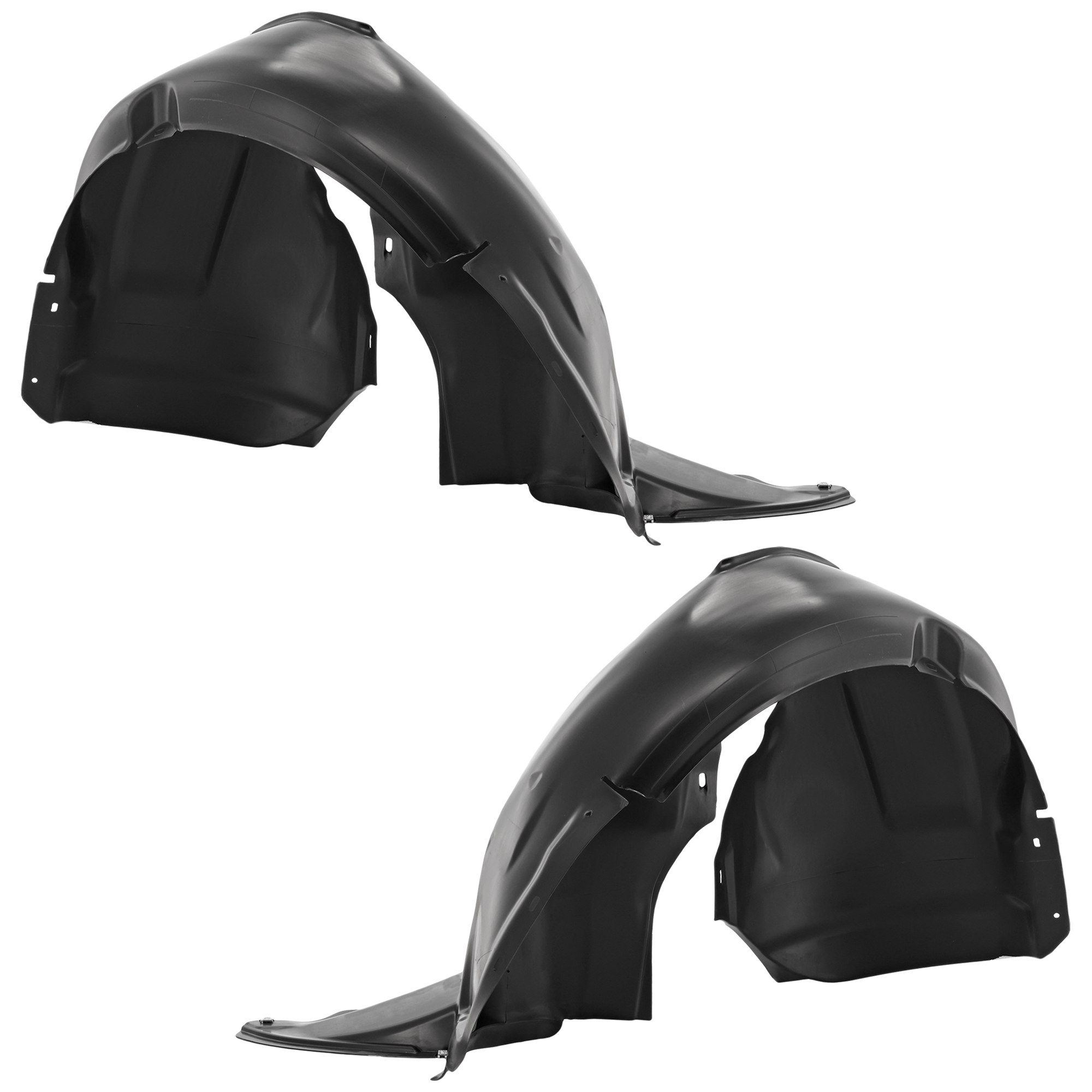 AM JETTA 11-14 FRONT FENDER LINER RH AND LH Plastic Vacuum Form Hybrid 13-14 Exc. GLI Model Sedan CAPA SKU SET REPV222123Q Partslink VW1248120C VW1249120C OEM 5C6805911-5C6805912