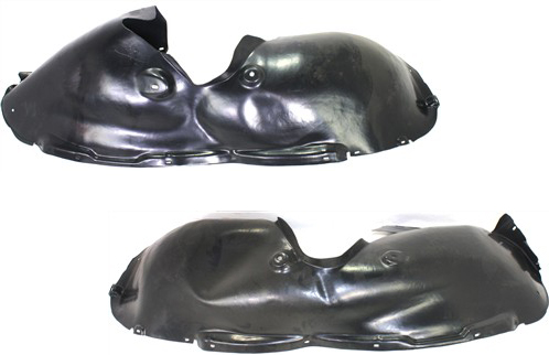 AM TOUAREG 04-07 FRONT FENDER LINER RH and LH Exc. TDI Model SKU SET REPV222127 Partslink VW1249105 VW1250106 OEM 7L6809961F 7L6809962F
